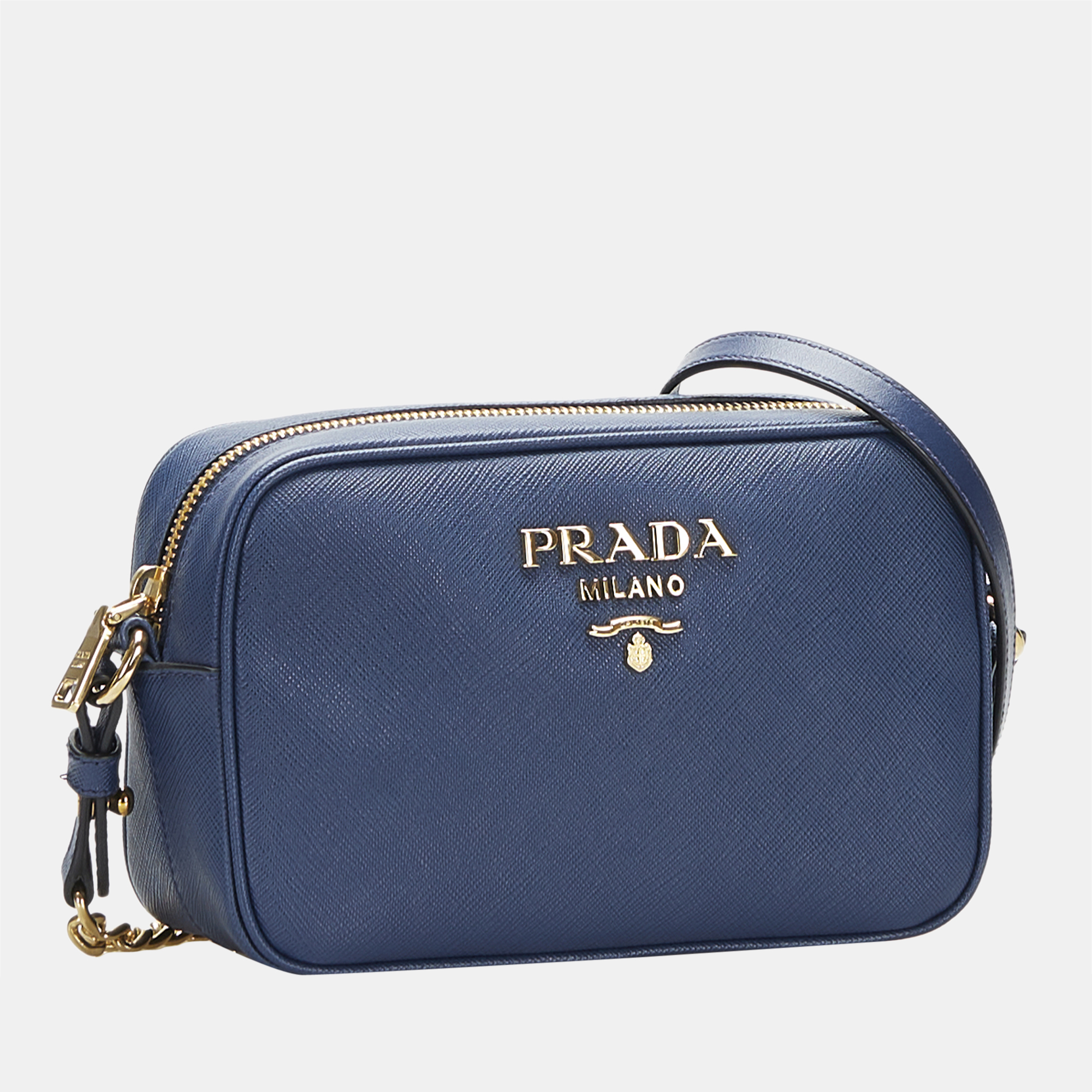 Prada Blue Saffiano Crossbody
Prada Blue Saffiano Crossbody
