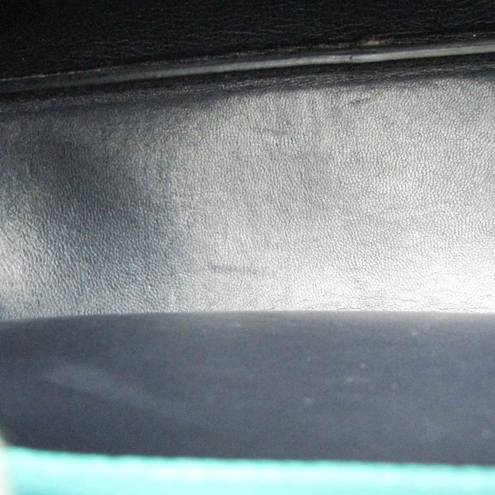 Prada Green Saffiano Cuir Leather Medium Double Tote Bag