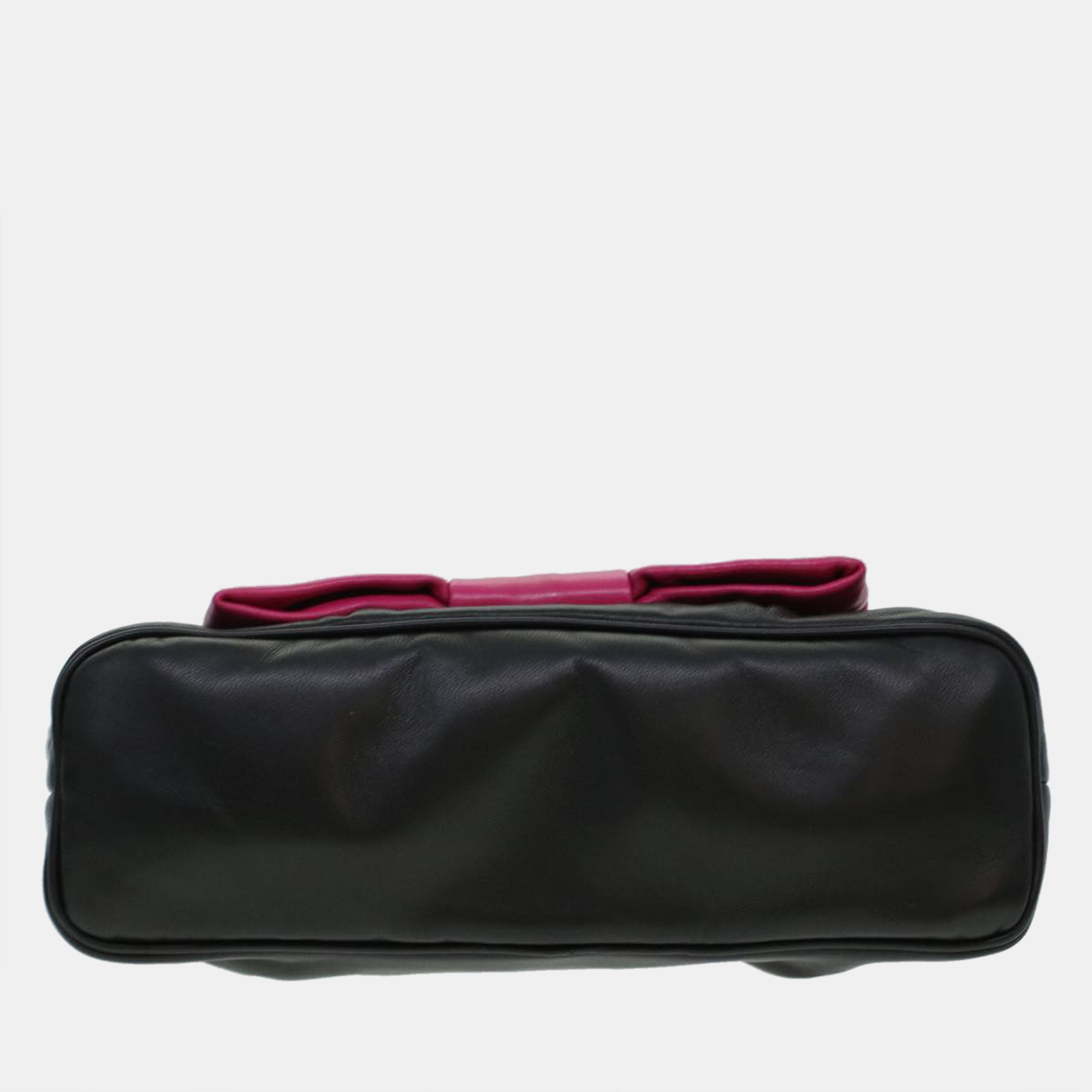 Prada Black Leather Bow Bag