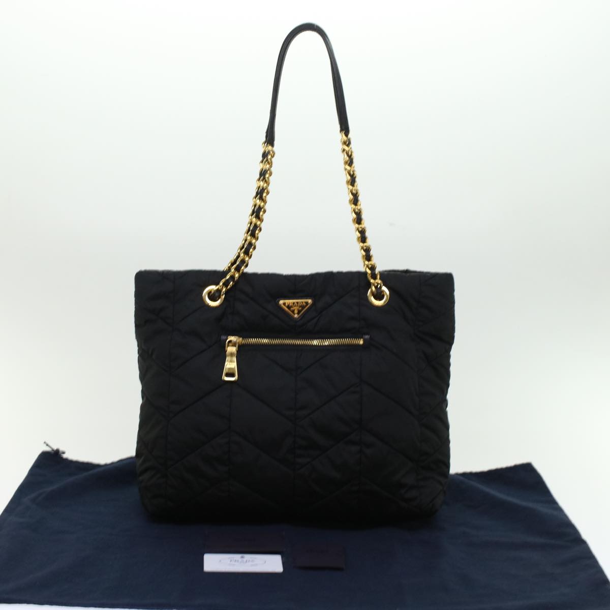 Prada Black Synthetic Shoulder Bag