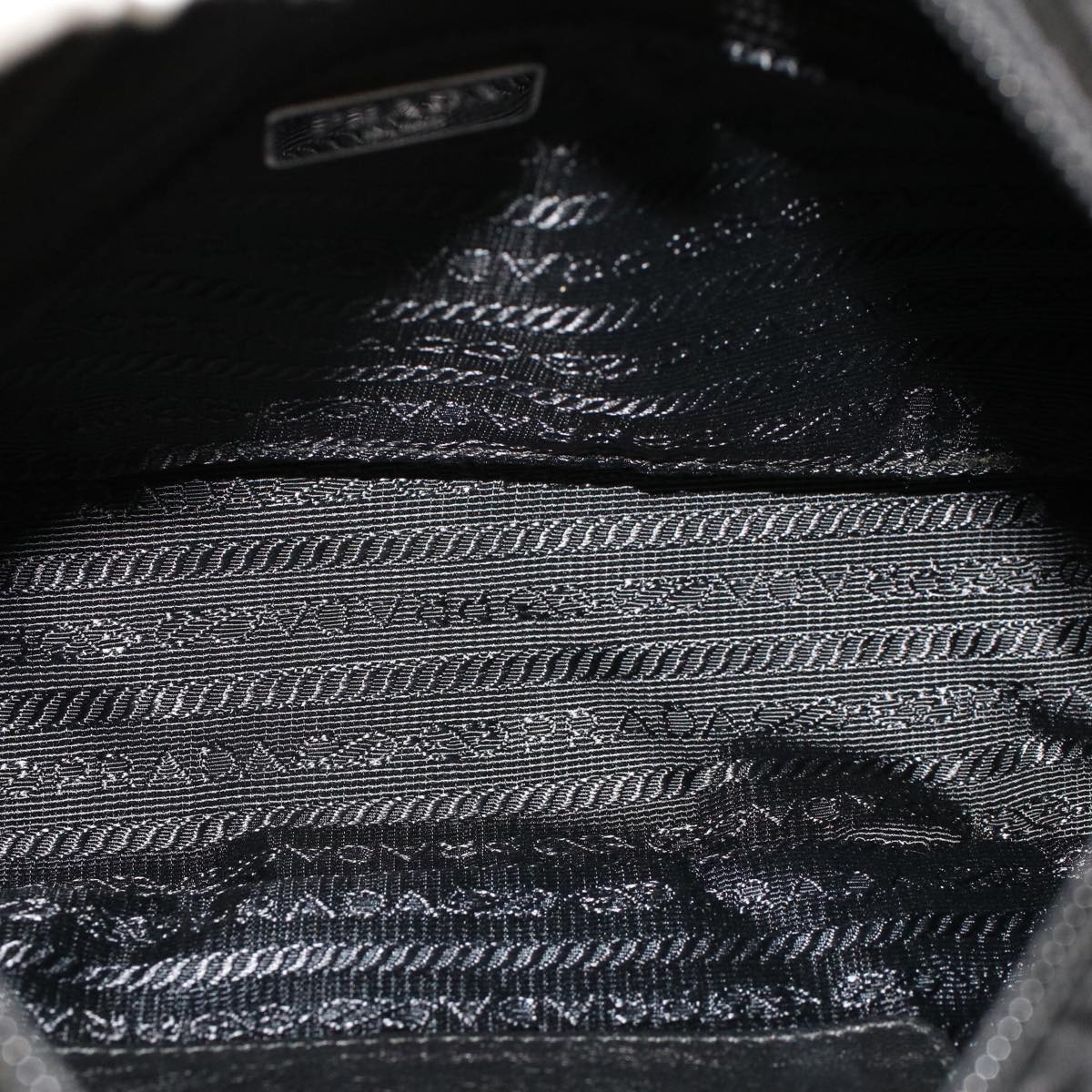 Prada Black Synthetic Tessuto Shoulder Bag