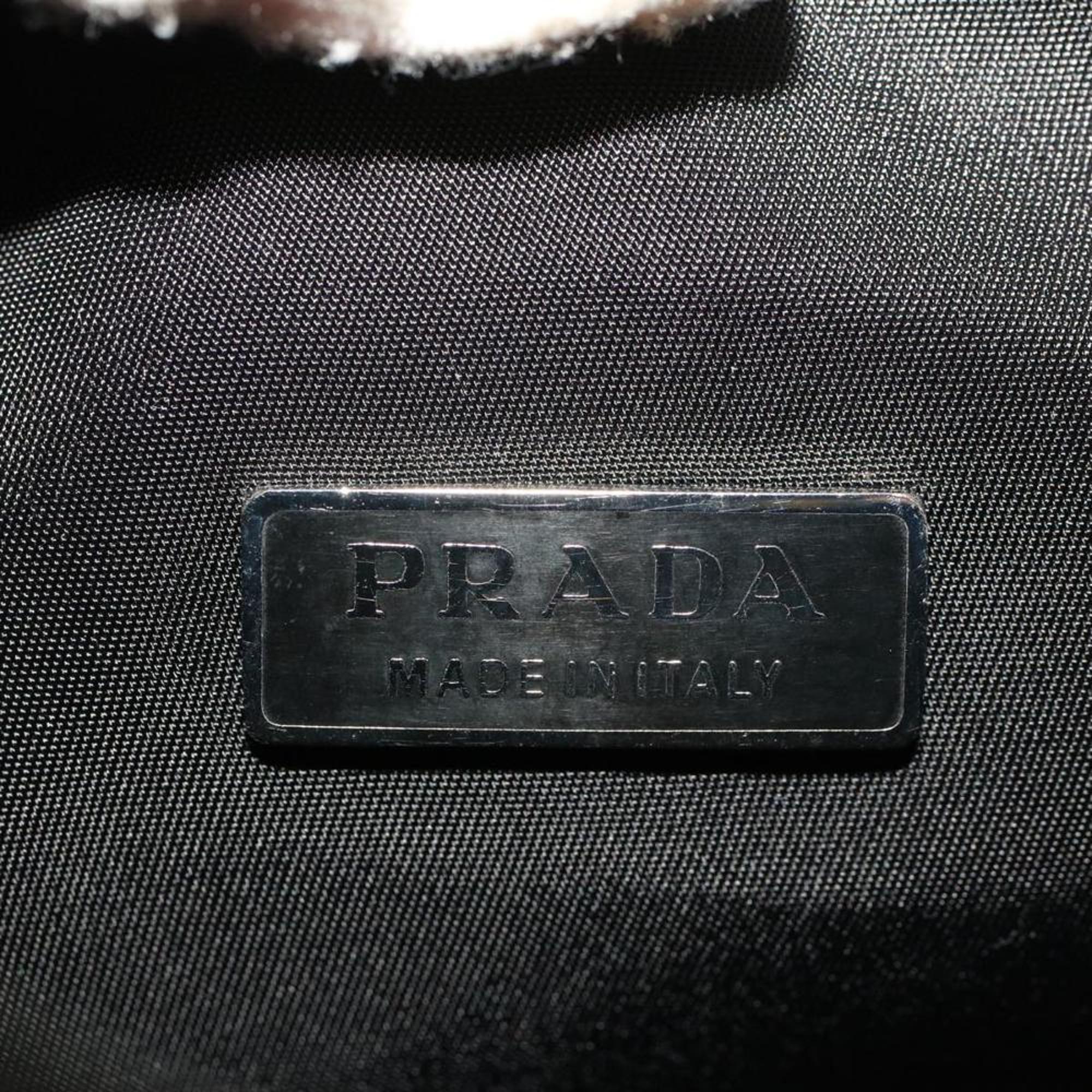 Prada Black Nylon Re-edition Hobo Bag