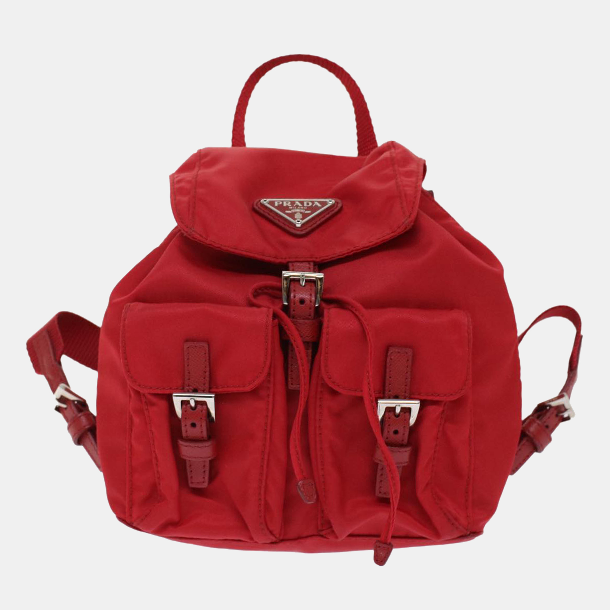 Prada Red Re-Nylon Backpack