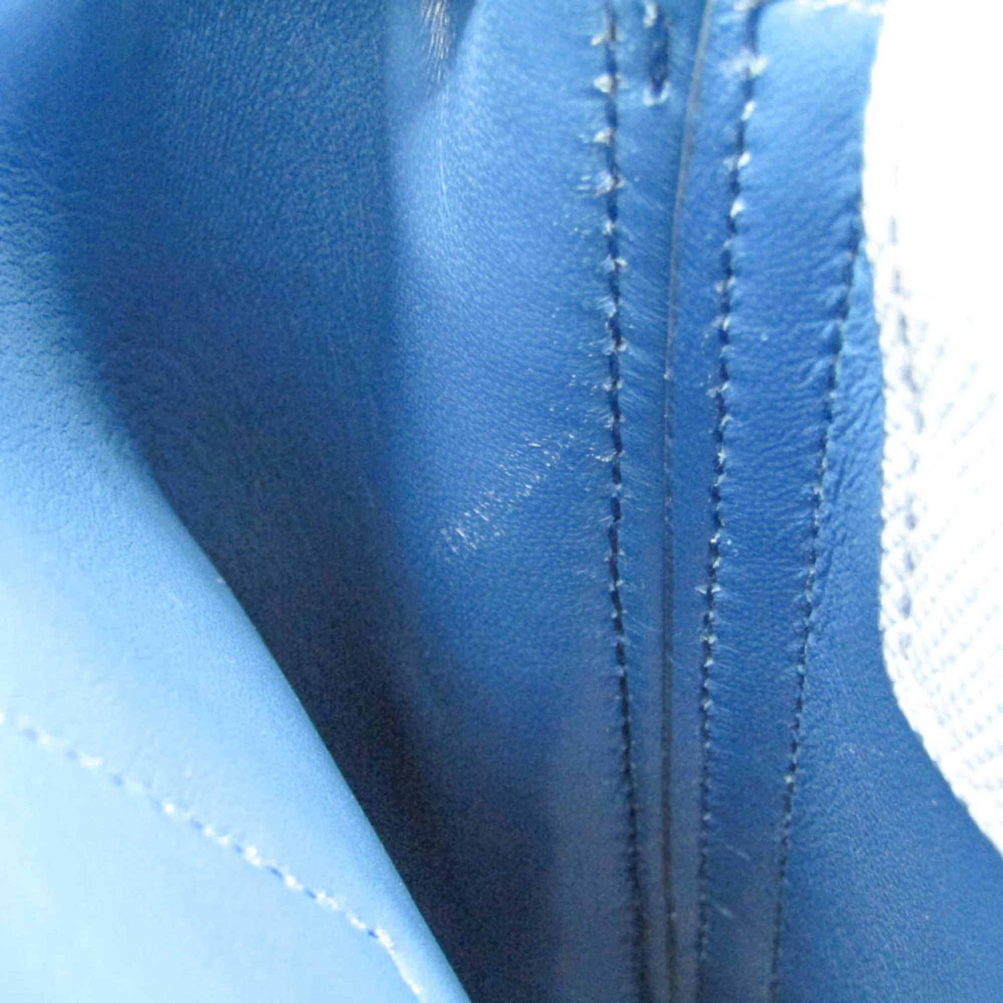 Prada Blue Saffiano Leather Small Cuir Tote Bag