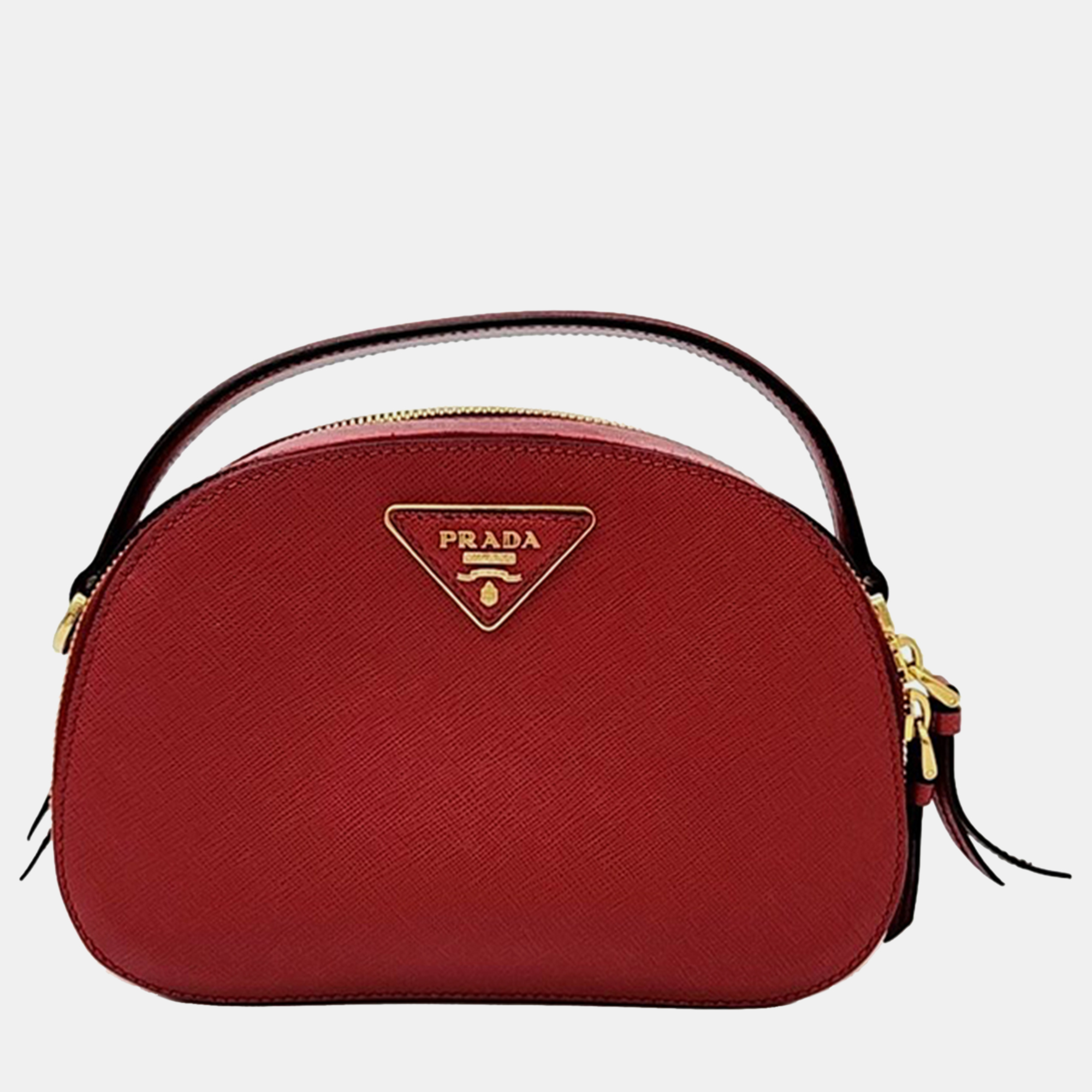 Prada Red Saffiano Odette Bag