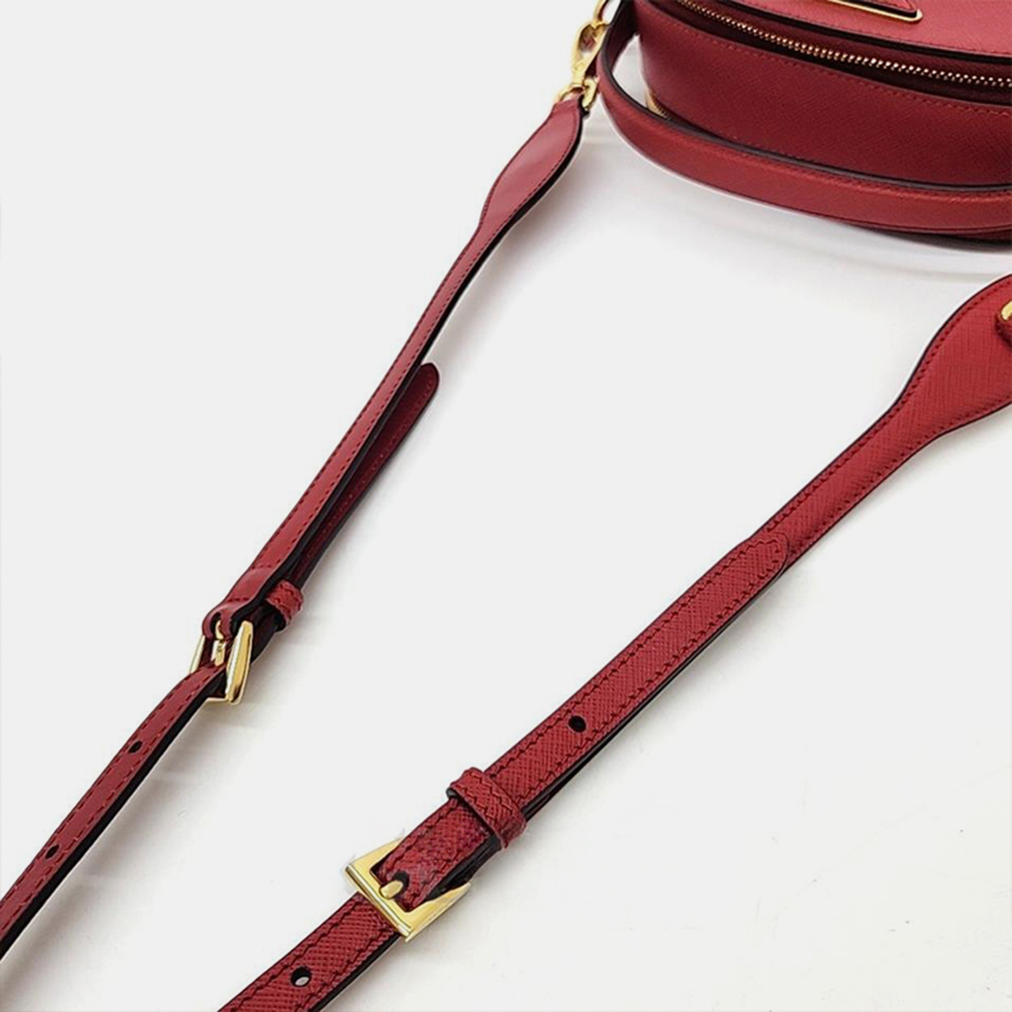 Prada Red Saffiano Odette Bag