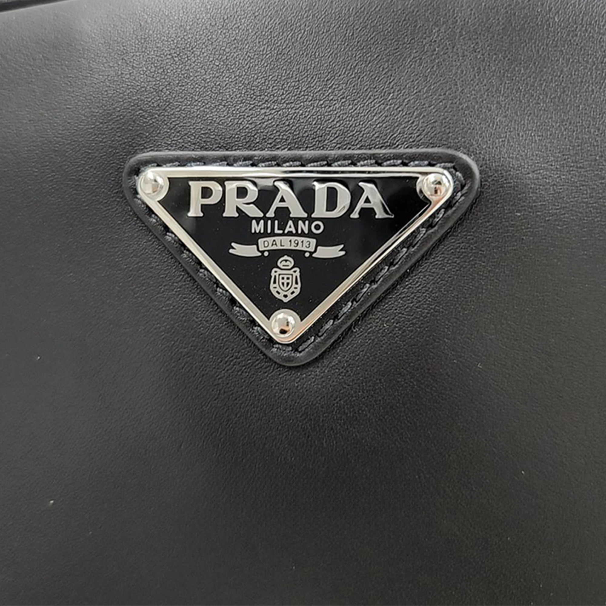Prada Hooded Leather Backpack (2VZ093)