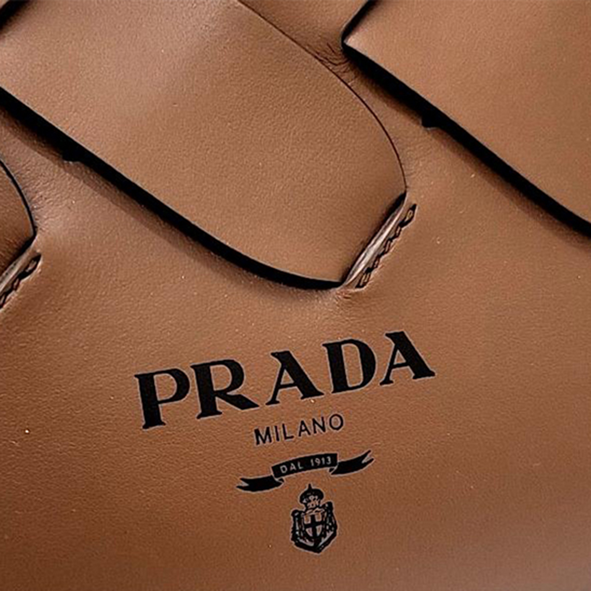 Prada Tres Leather Woven Cross Bag (1BH158)