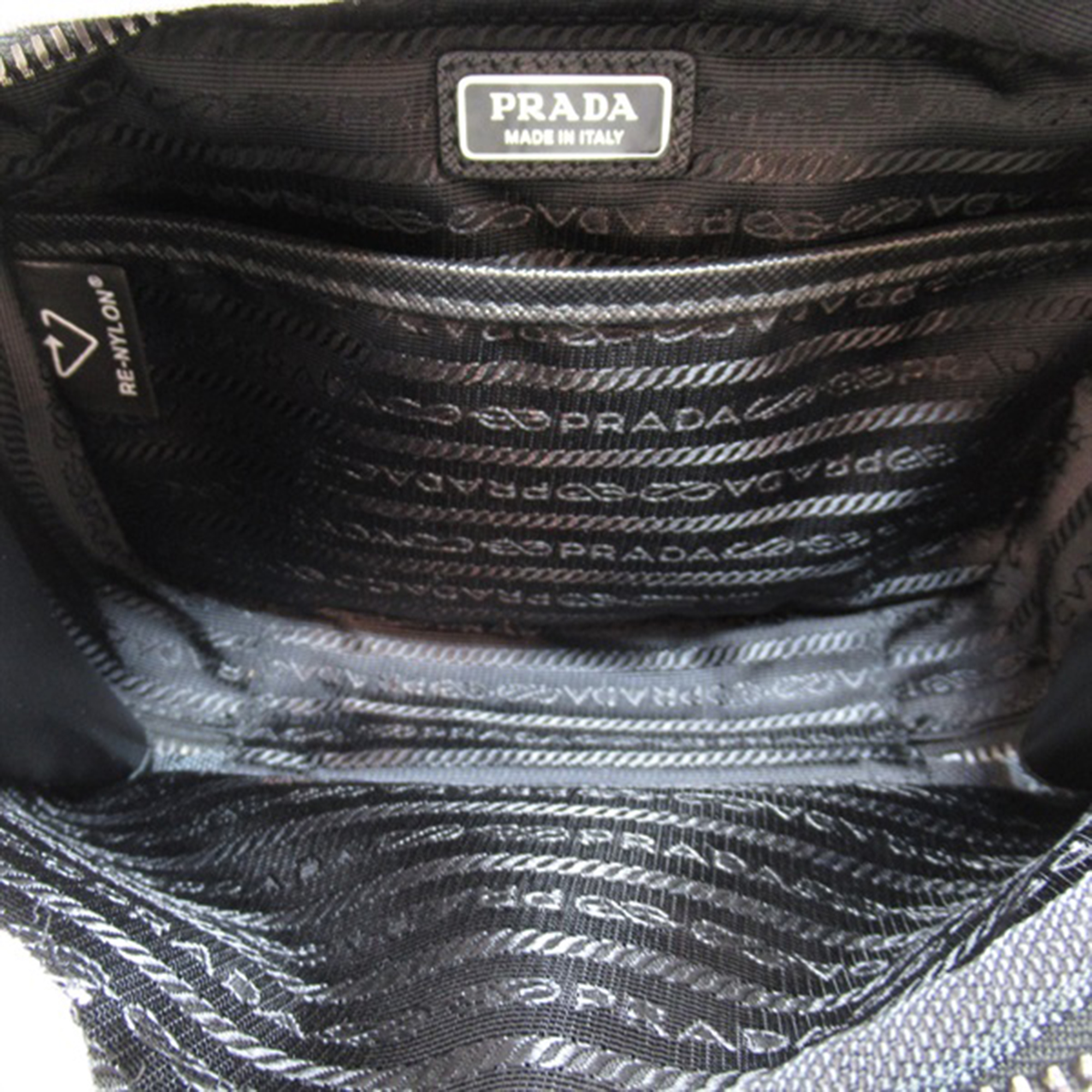 Prada Black Canvas Tessuto Crossbody Bag