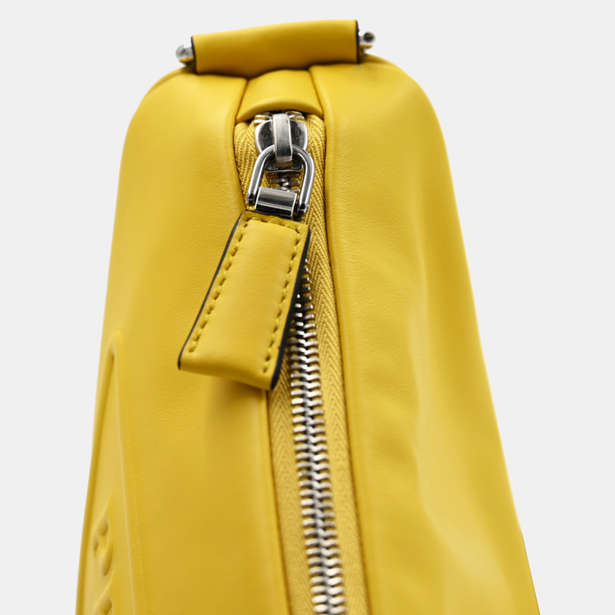 Prada Yellow Triangle Shoulder Bag