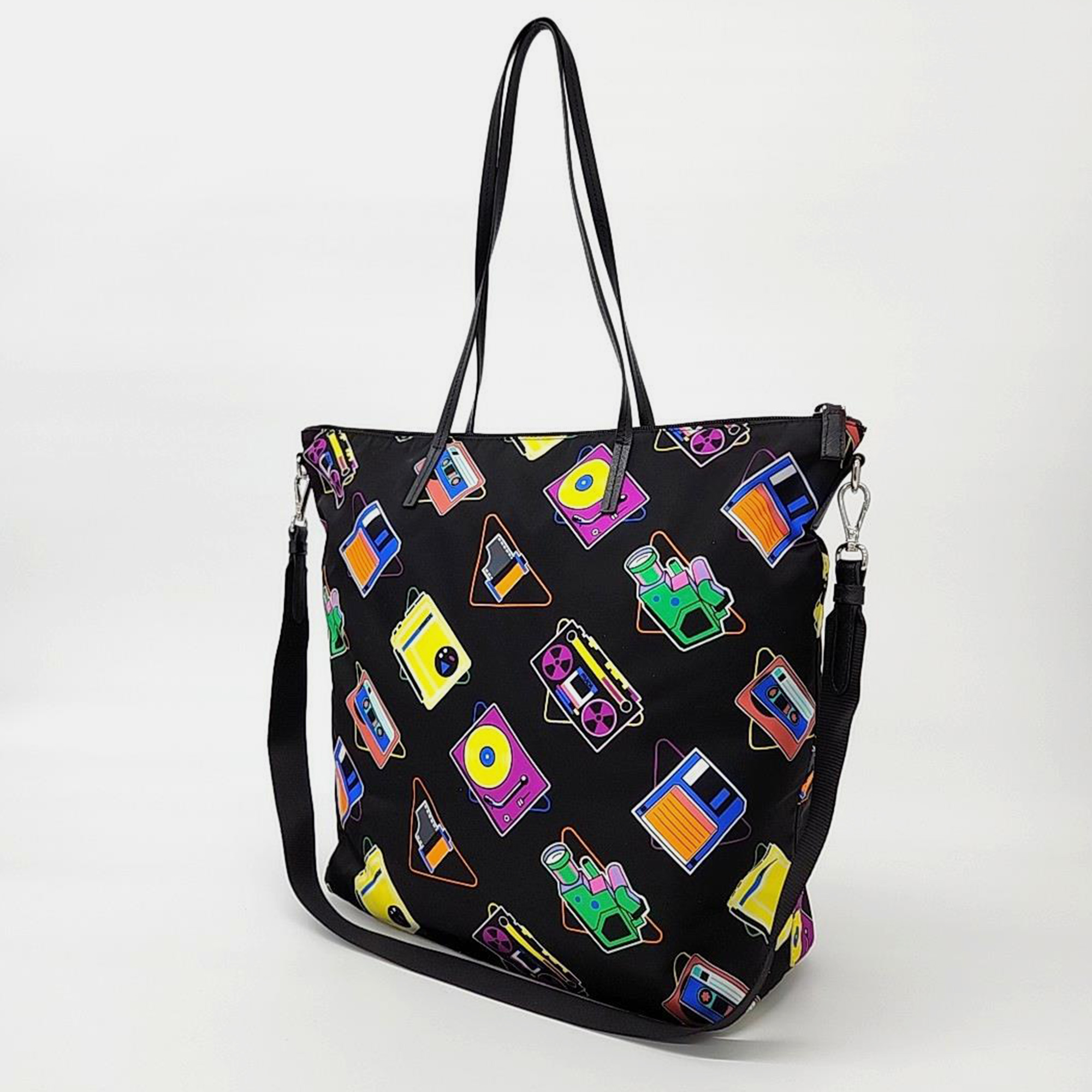 Prada Multicolor Fabric Shoulder Bag