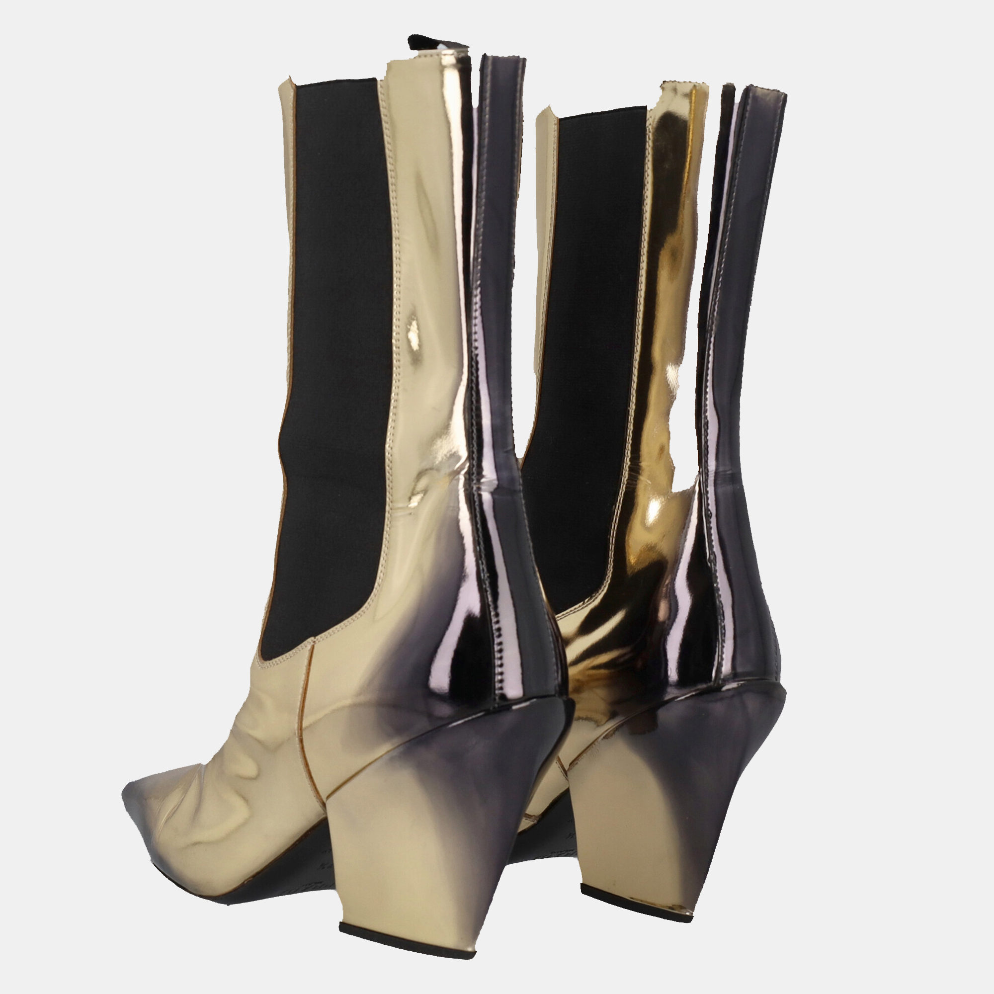 Prada  Women's Leather Ankle Boots - Black - EU 37.5