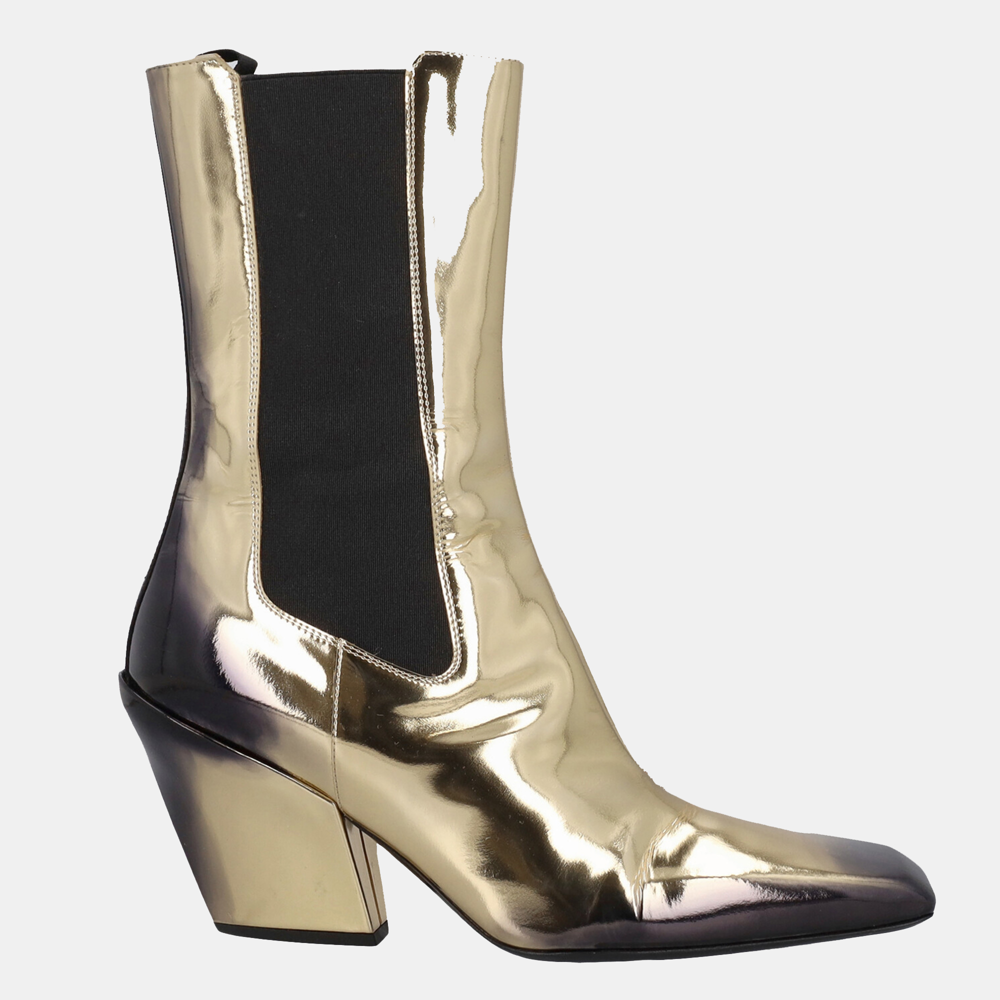 Prada  Women's Leather Ankle Boots - Black - EU 37.5