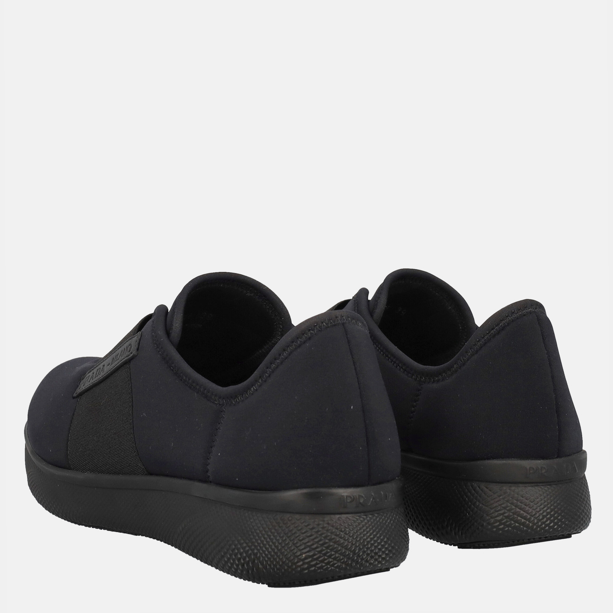 Prada  Women's Fabric Sneakers - Black - EU 39