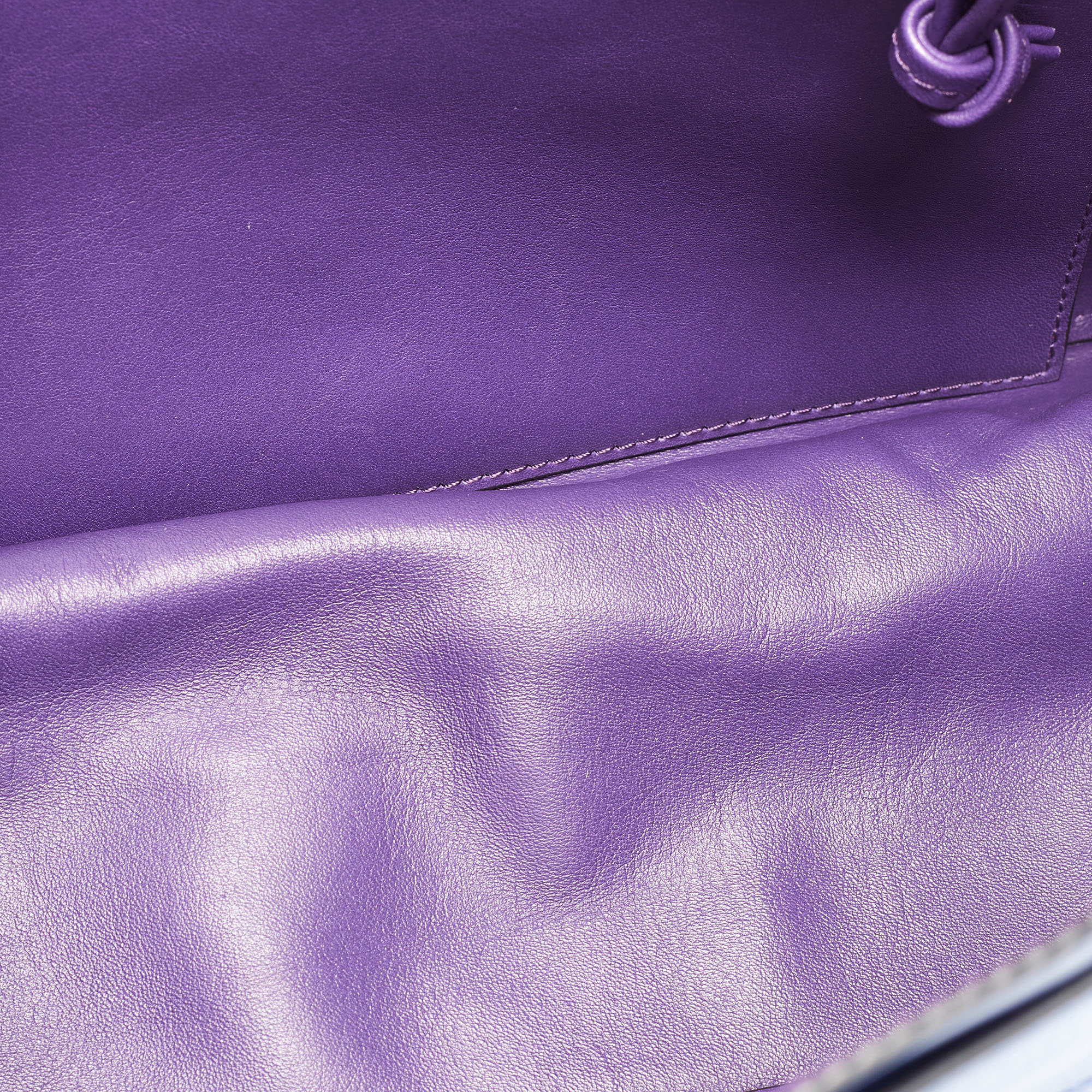 Proenza Schouler Blue/Purple  Leather PS Courier Shoulder Bag