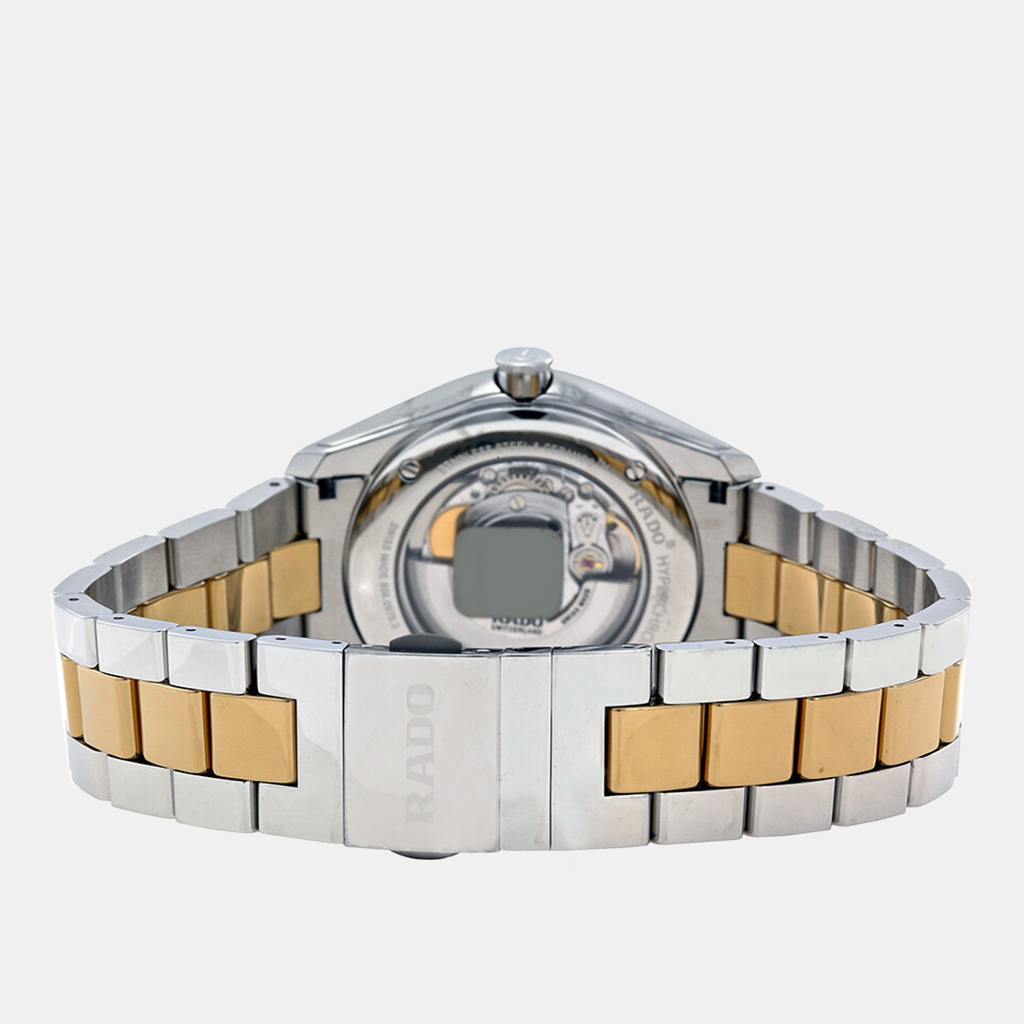 Rado Gold Steel Watch 38.7 Mm