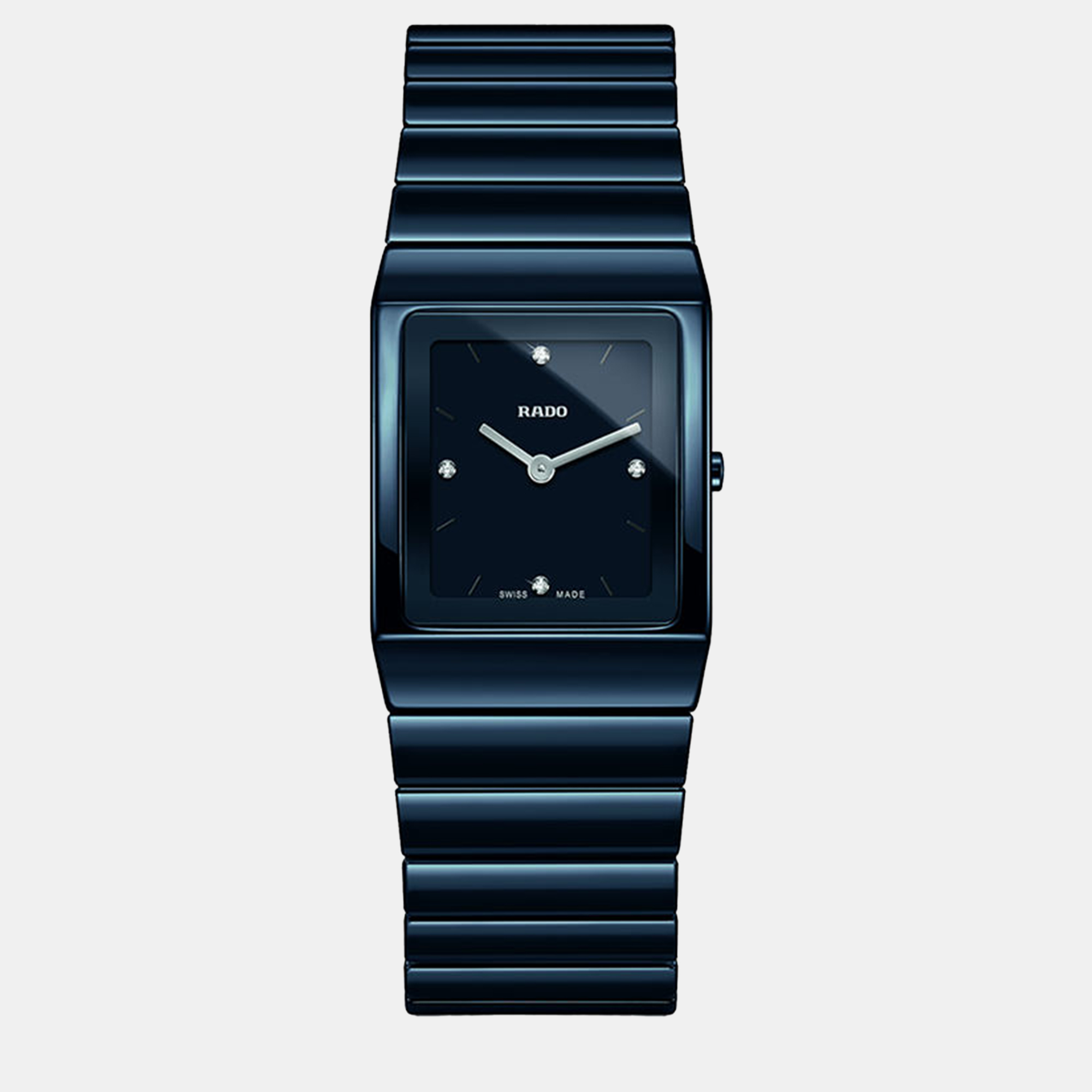 Rado blue ceramic watch 22.9 mm