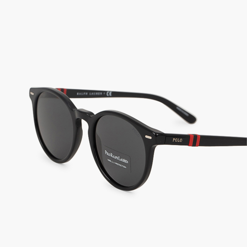 Ralph Lauren Black Classic Round Sunglasses