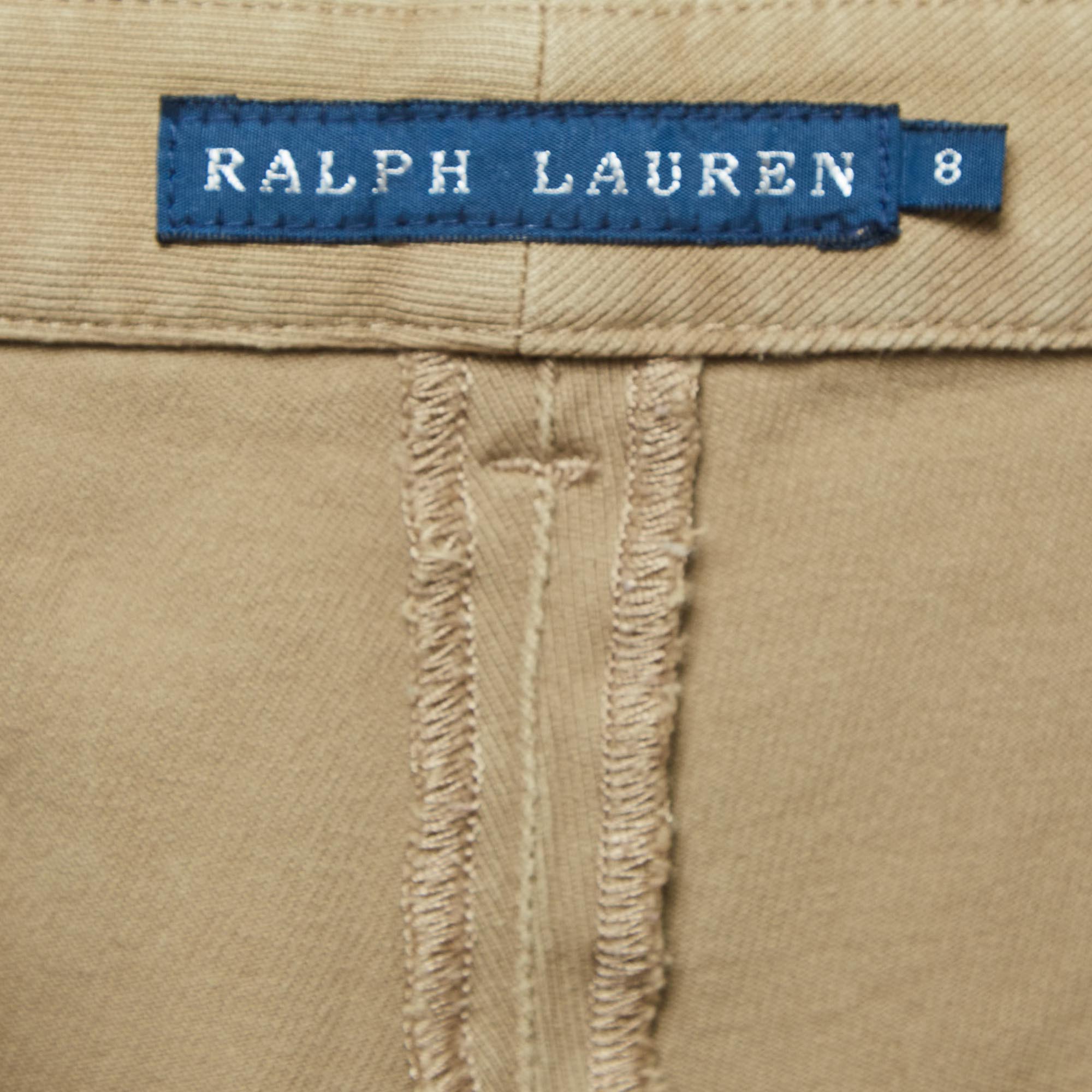 Ralph Lauren Green Cotton Drill Breeches Pants M