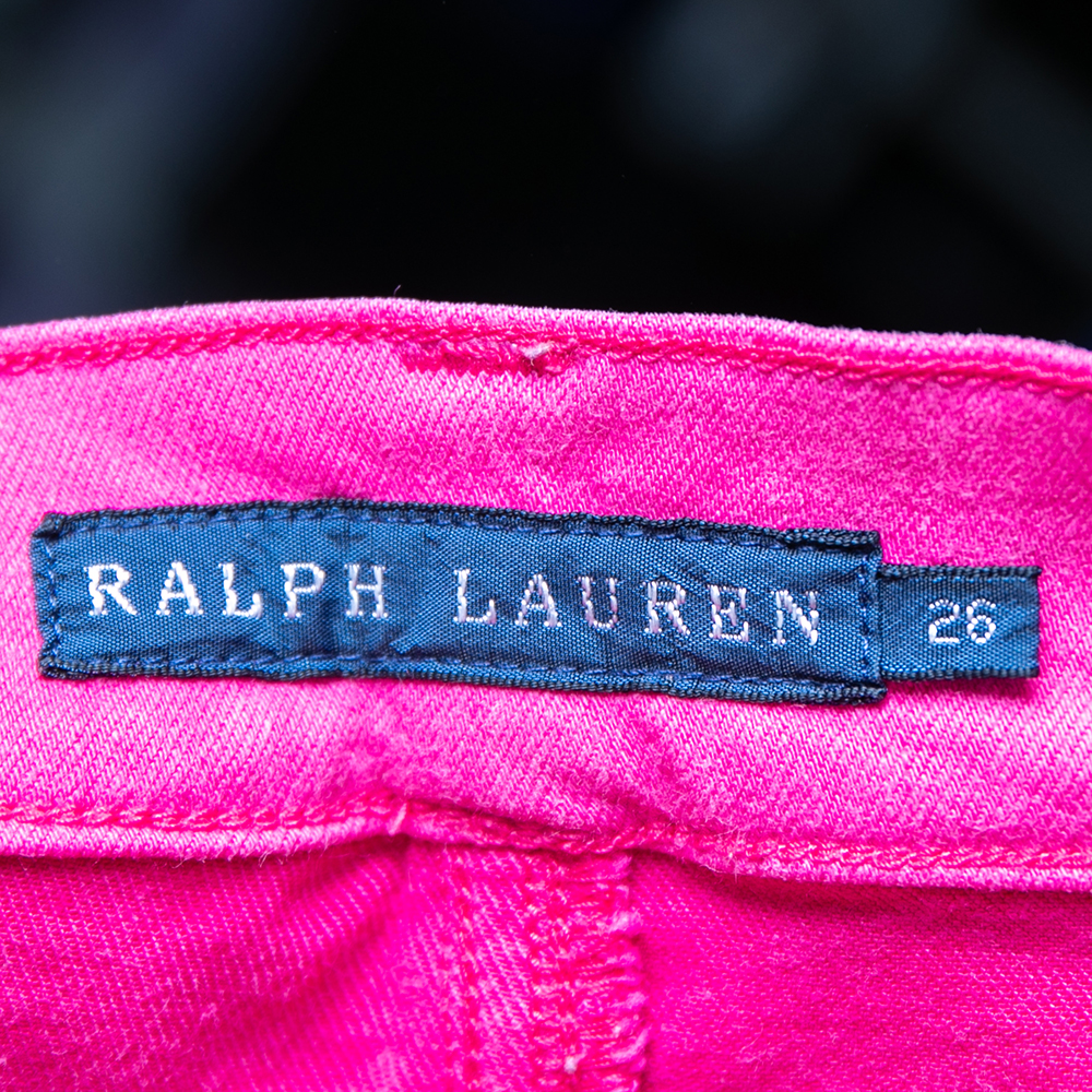 Ralph Lauren Pink Denim Jeans S
