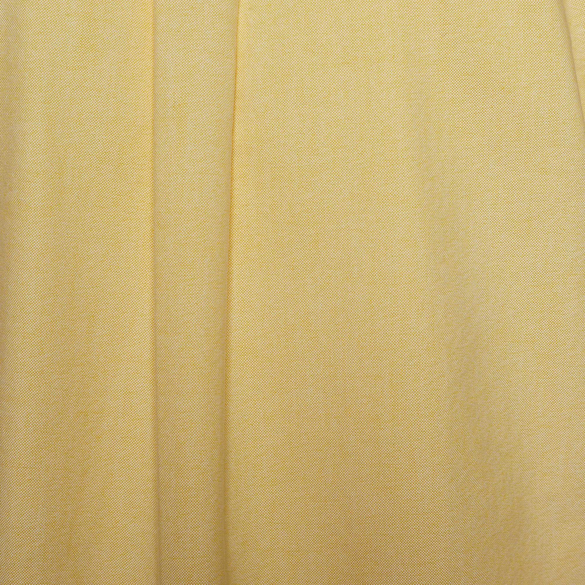 Ralph Lauren Yellow Cotton Button Front Shirt XXXL