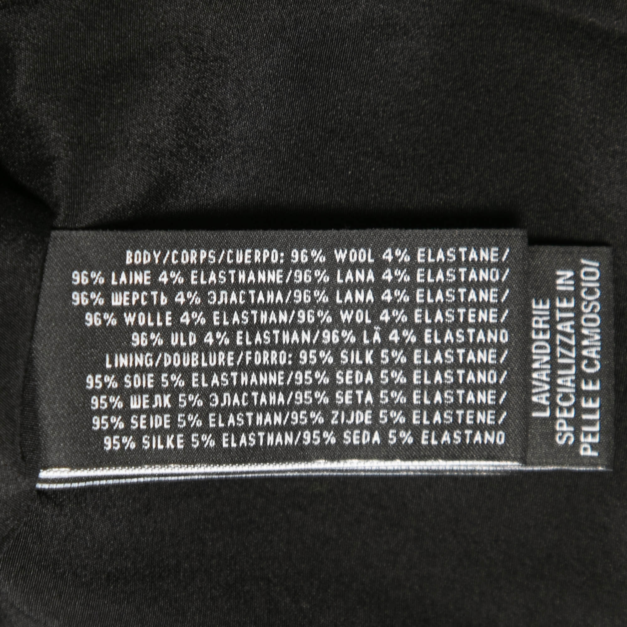 Ralph Lauren Black Wool Leather Trim Sleeveless Skater Dress M