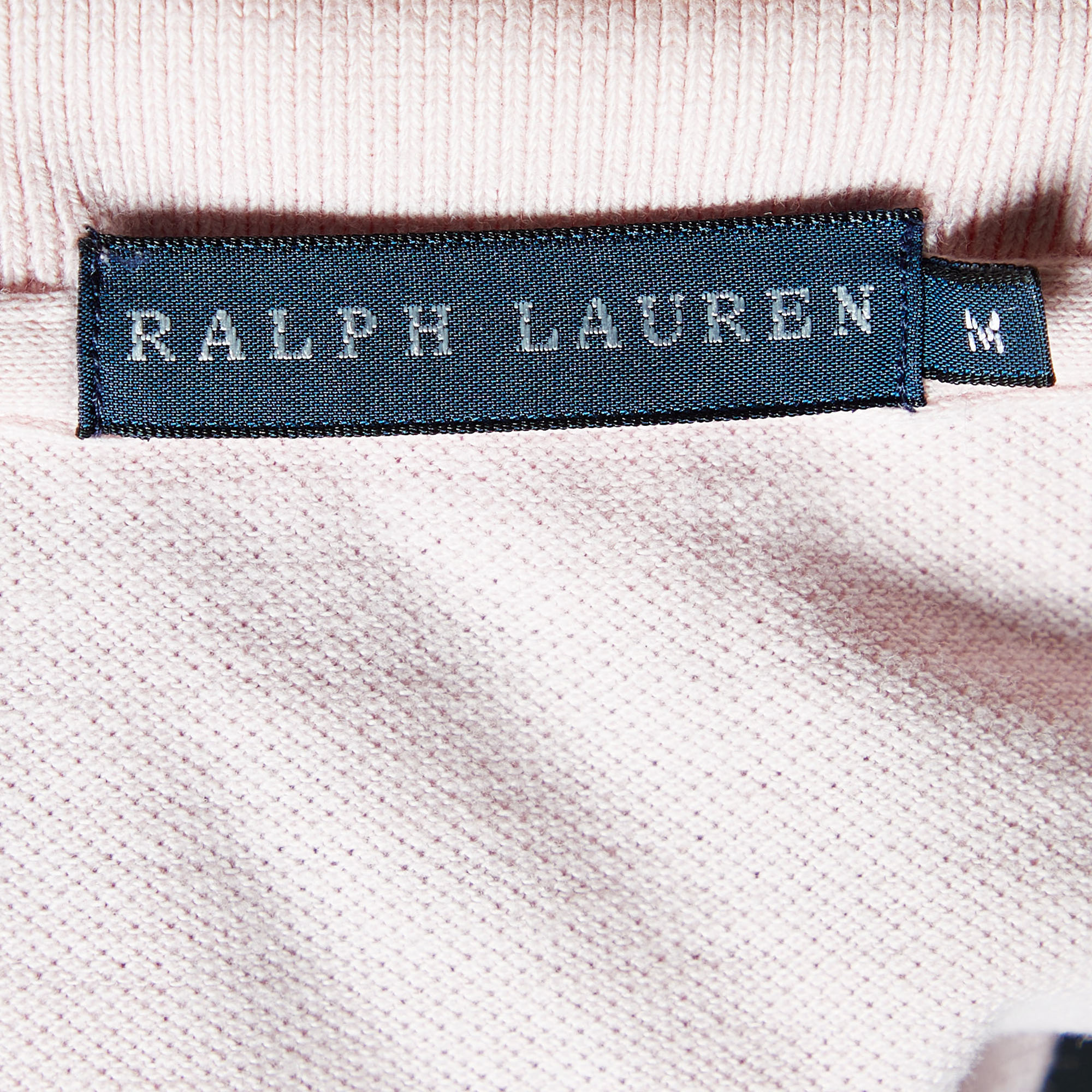 Ralph Lauren Pink Cotton Pique Polo Mini Dress M