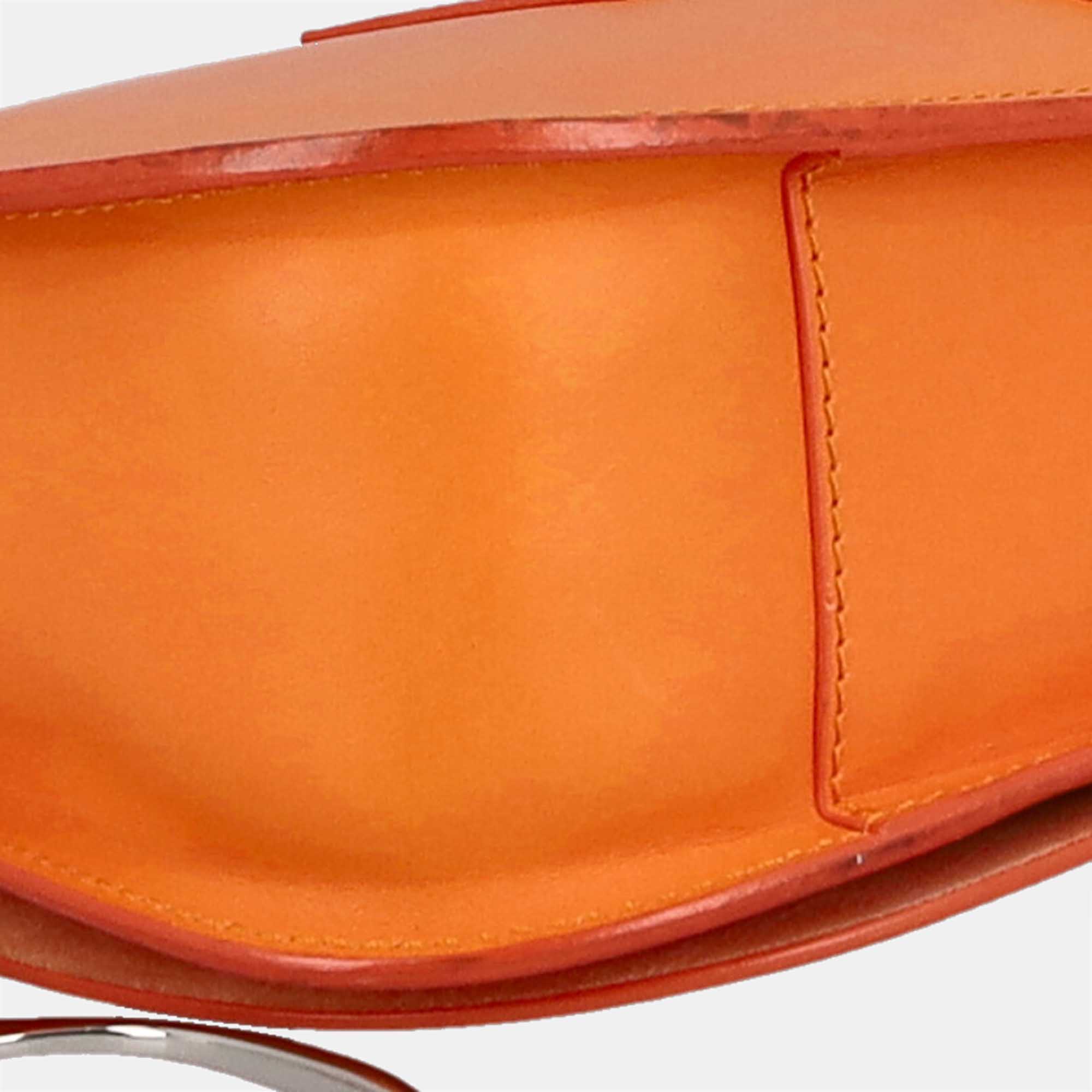 Ralph Lauren  Women's Leather Cross Body Bag - Orange - One Size