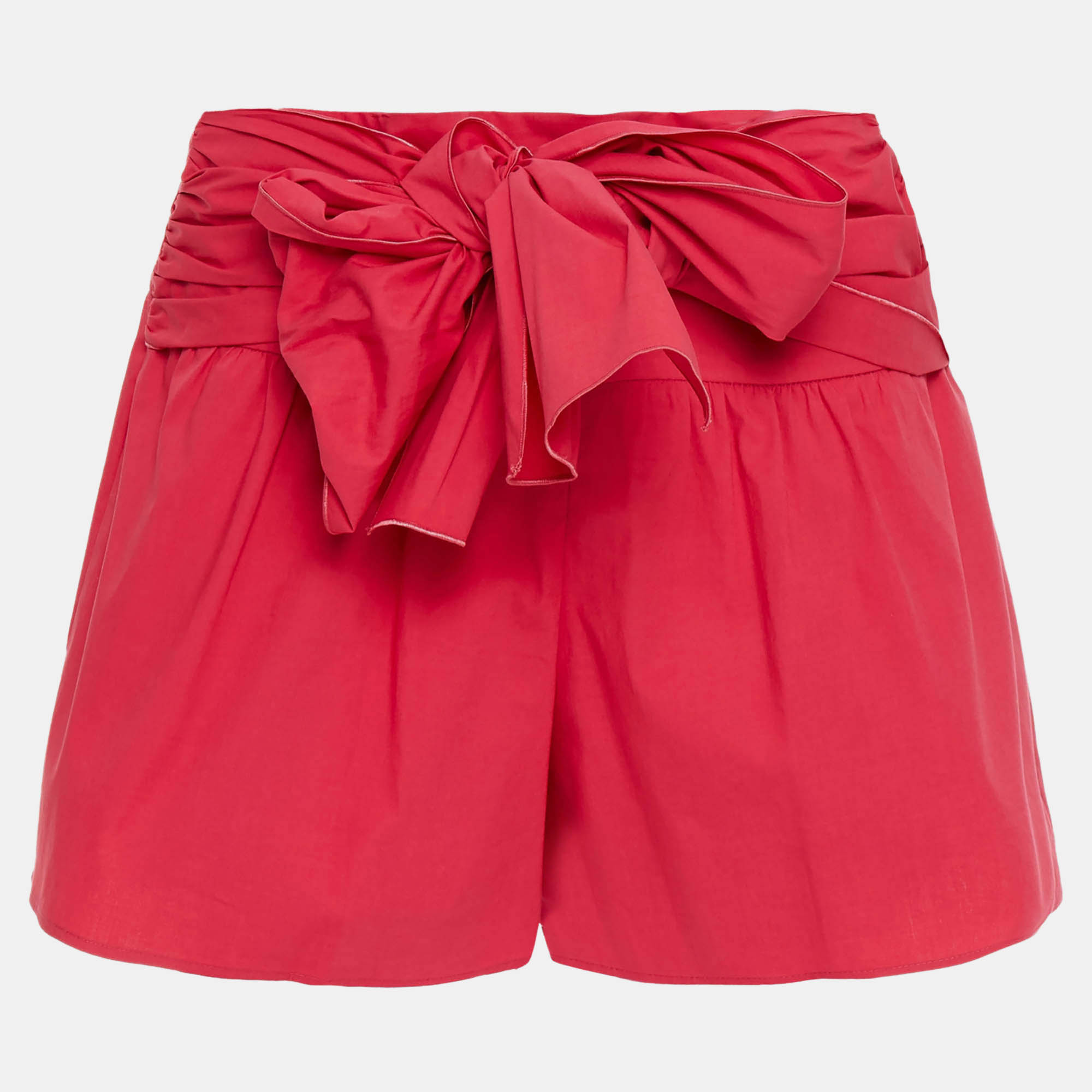 Red valentino cotton shorts 38