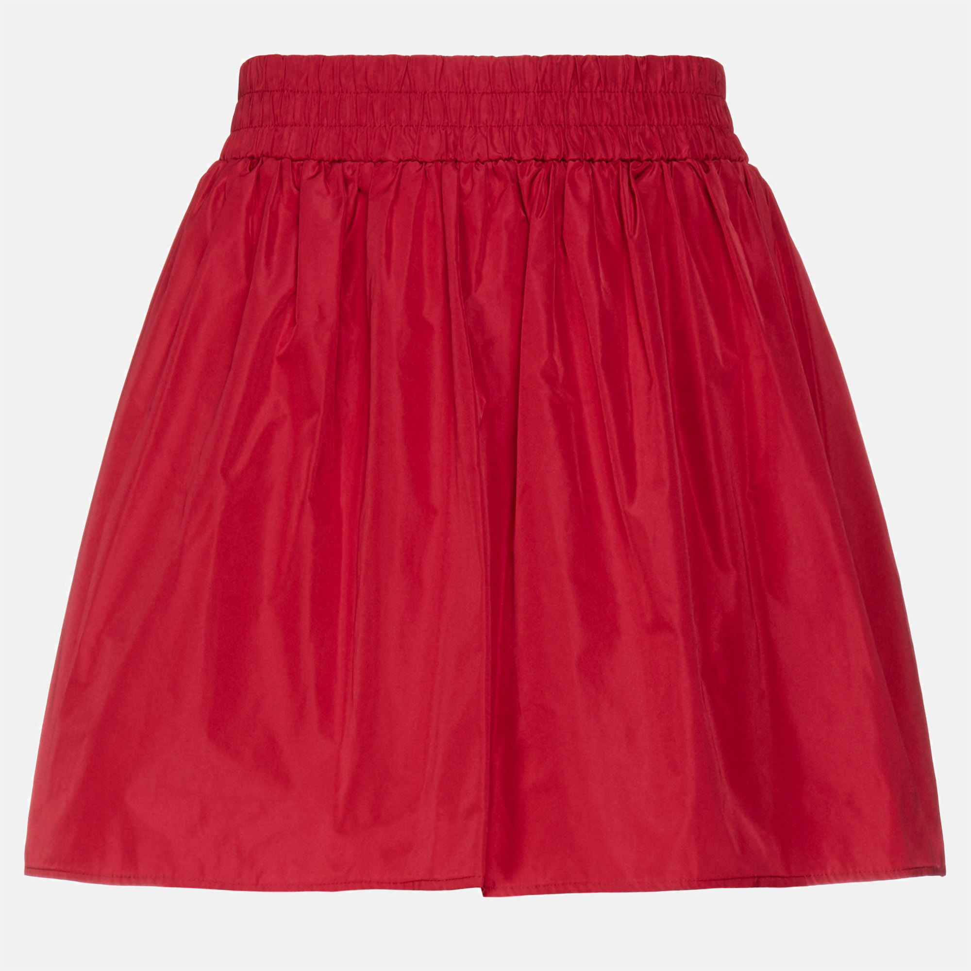 Red valentino polyester mini skirt 38