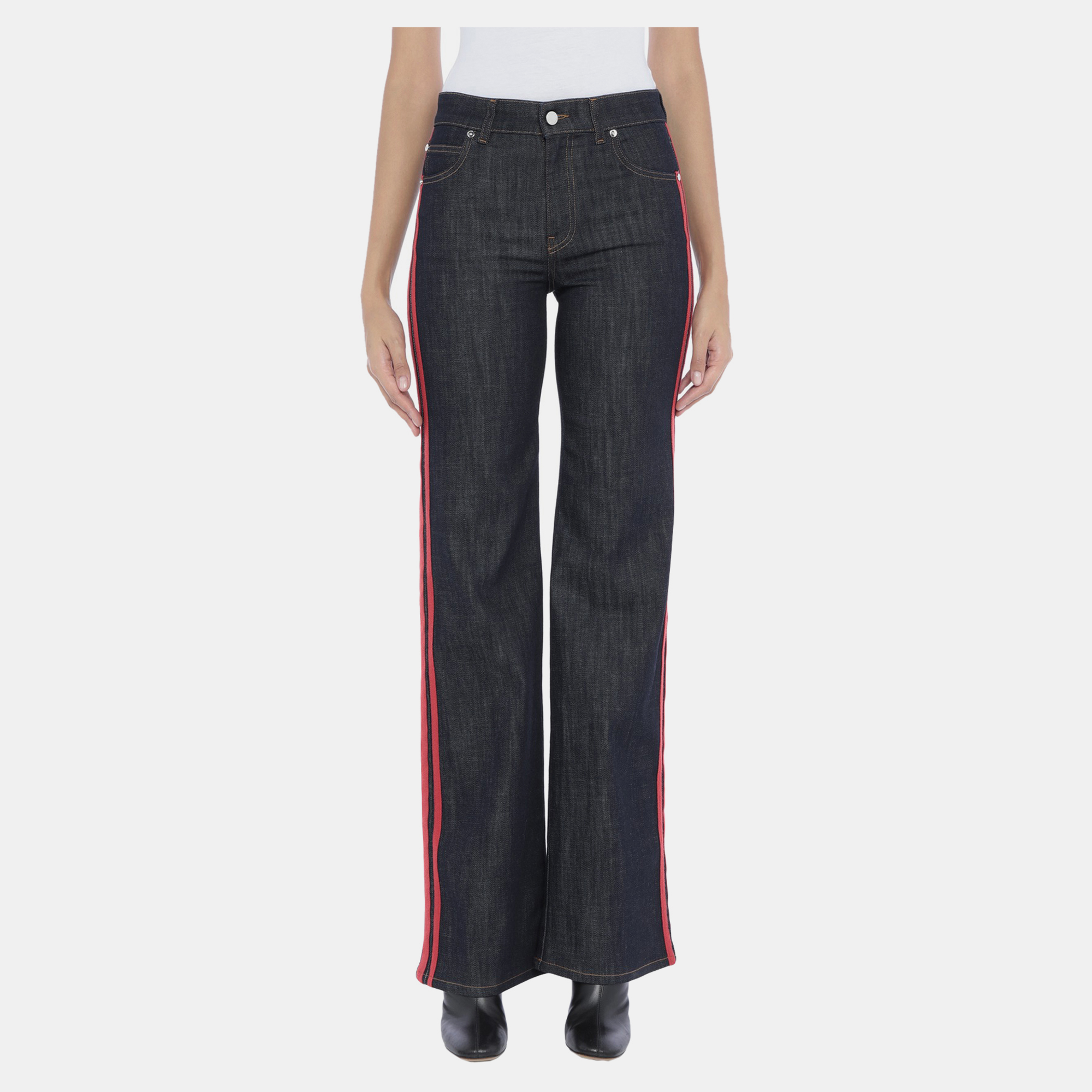 Red valentino cotton jeans 27