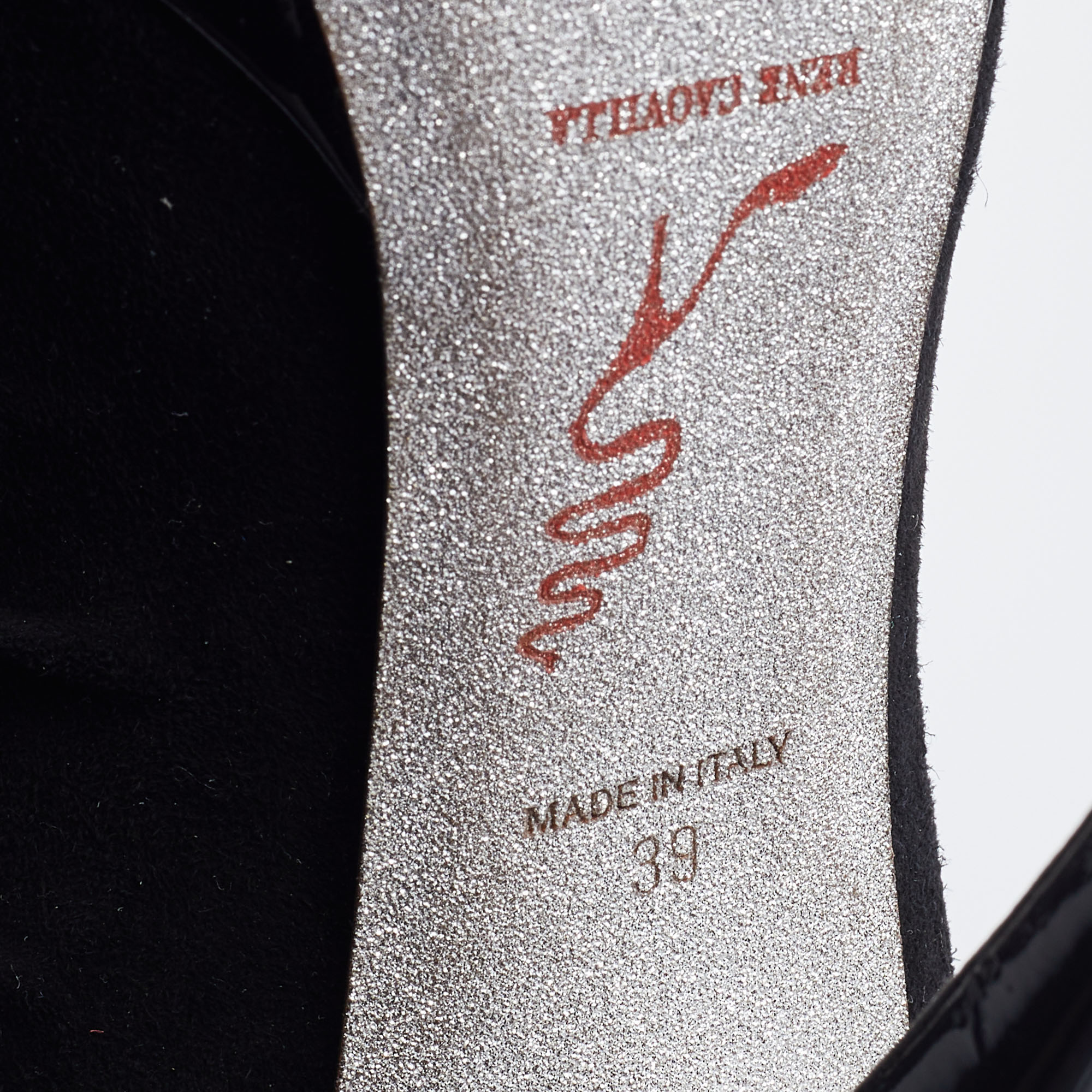 René Caovilla Black Suede Crystal Embellished Ankle Length Boots Size 39