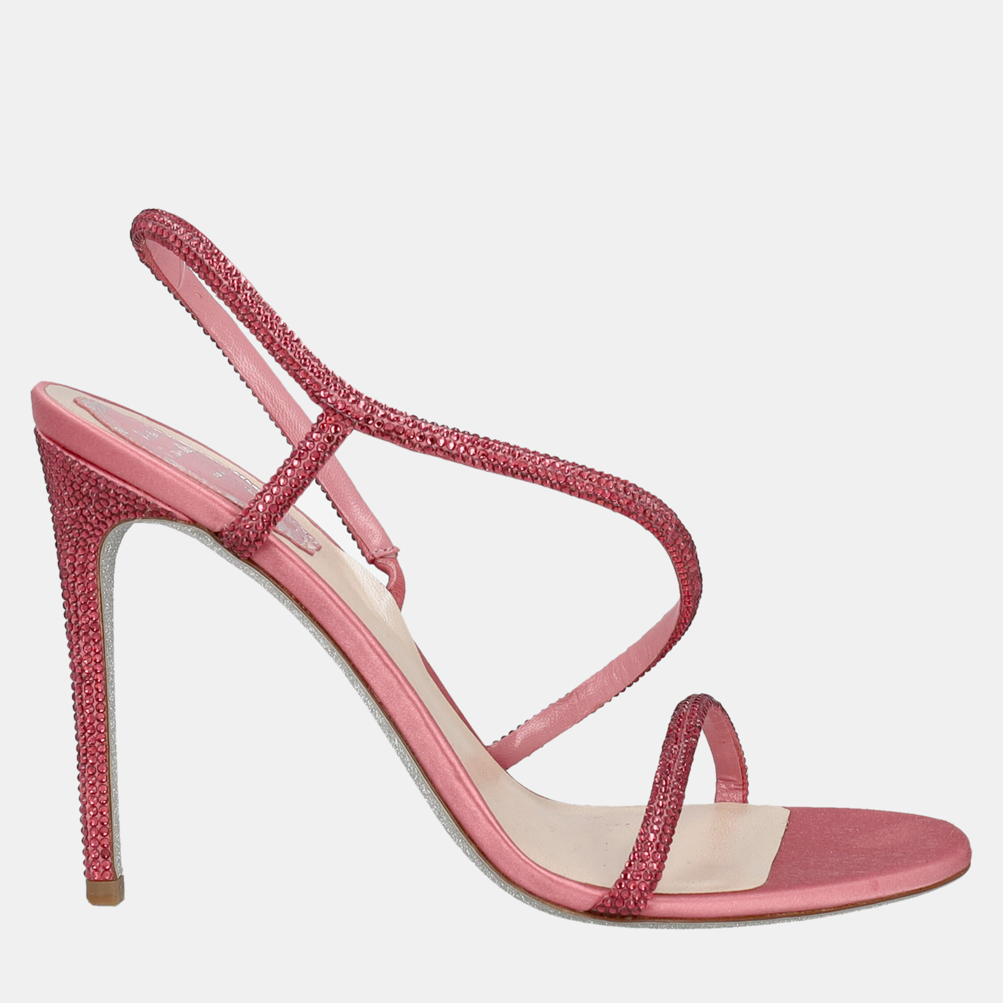 René Caovilla  Women's Synthetic Fibers Sandals - Pink - EU 39
