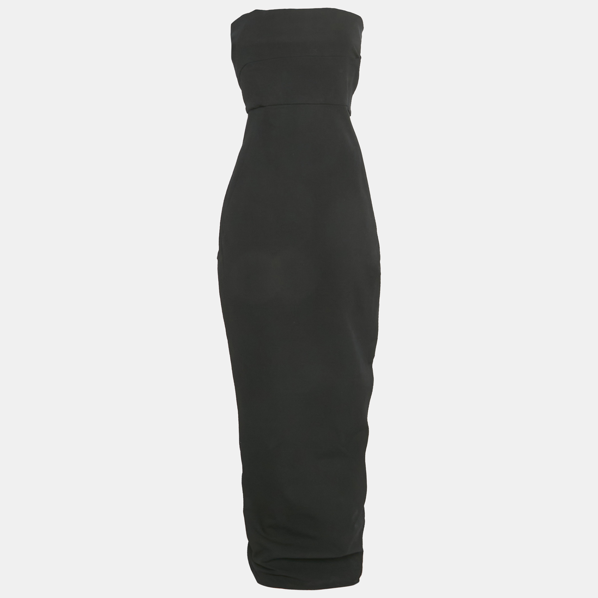 Rick Owens Black Textured Cotton Blend Off-Shoulder Maxi Dress L
Rick Owens Black Textured Cotton Blend Off-Shoulder Maxi Dress L