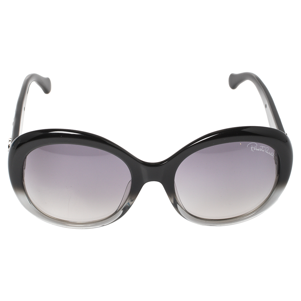 Roberto Cavalli Black/Grey Gradient Tejat RC983S Oversized Sunglasses
Roberto Cavalli Black/Grey Gradient Tejat RC983S Oversized Sunglasses