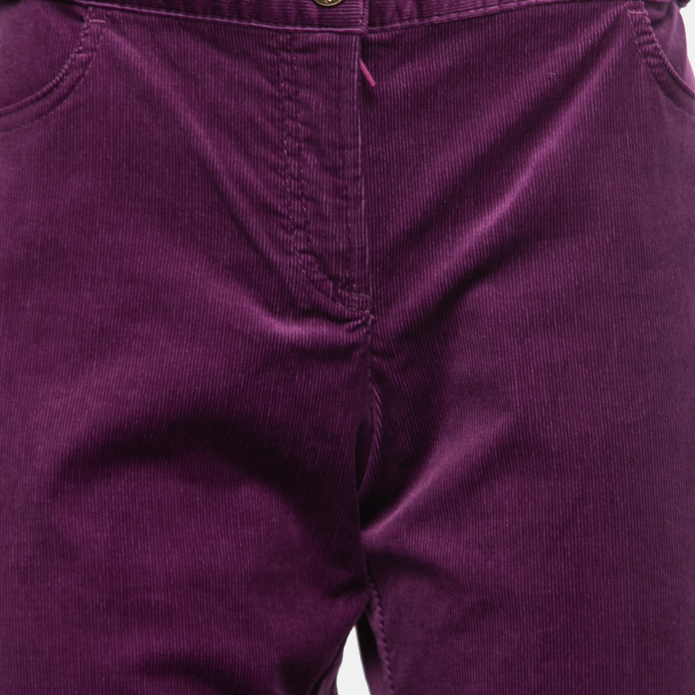 Roberto Cavalli Purple Corduroy Jeans M Waist 32