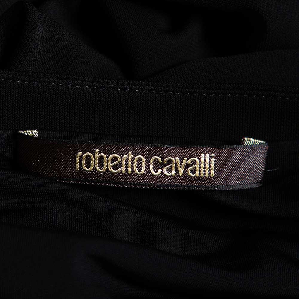 Roberto Cavalli Multicolor Printed Jersey Mini Dress M