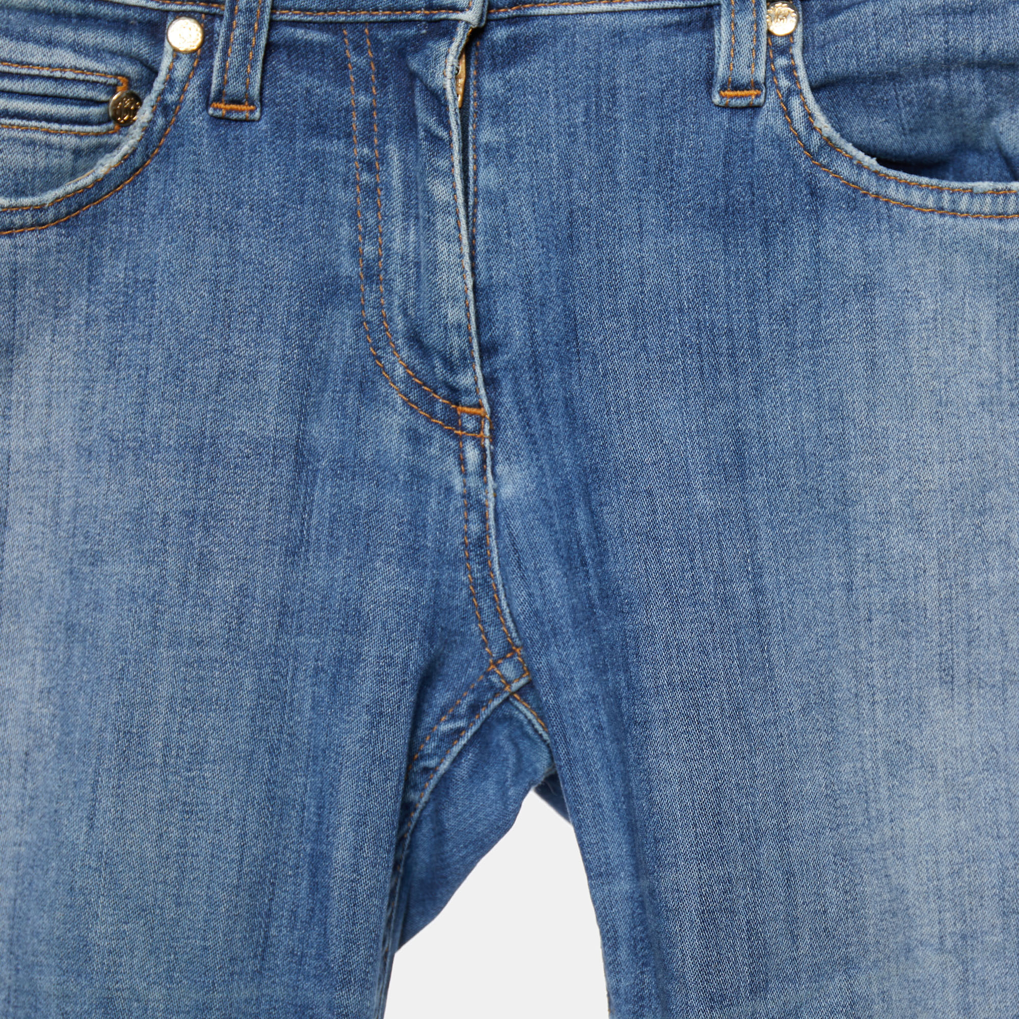 Roberto Cavalli Navy Blue Denim Skinny Jeans S Waist 28
