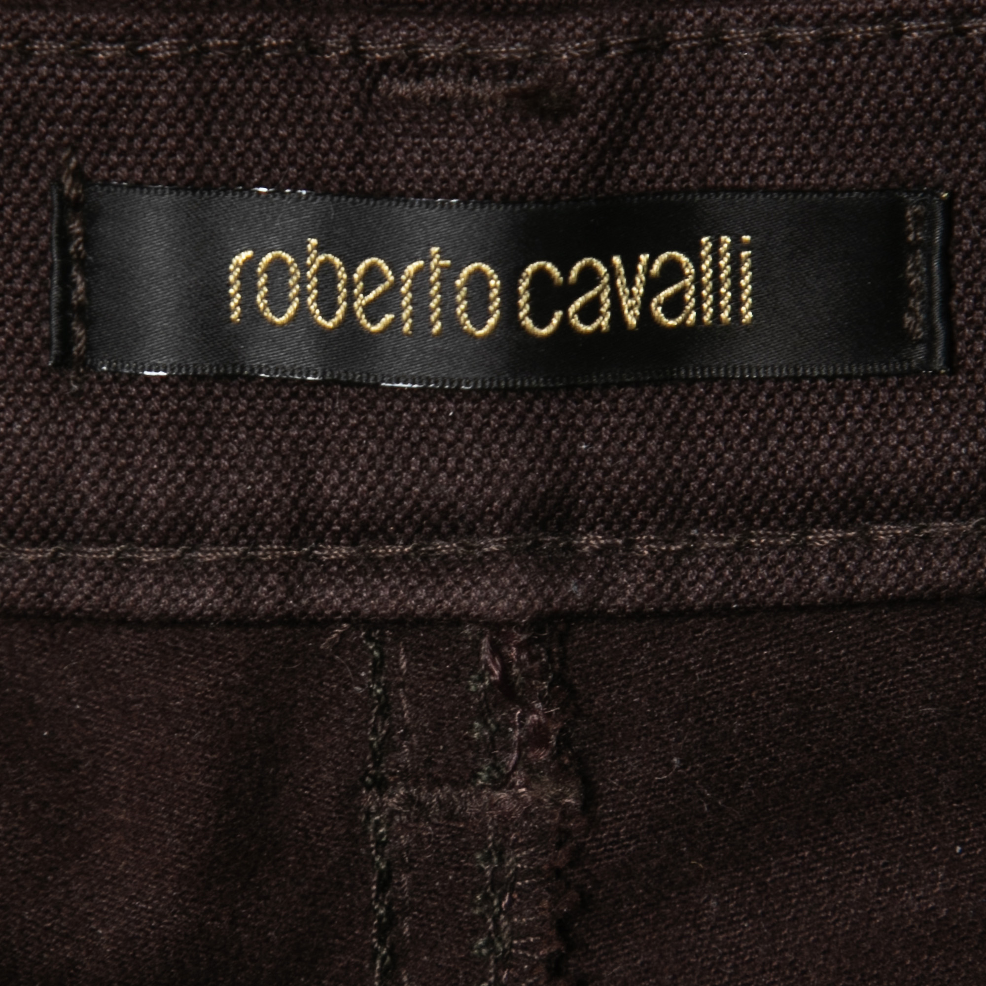 Roberto Cavalli Brown Denim Bootcut Jeans M Waist 29