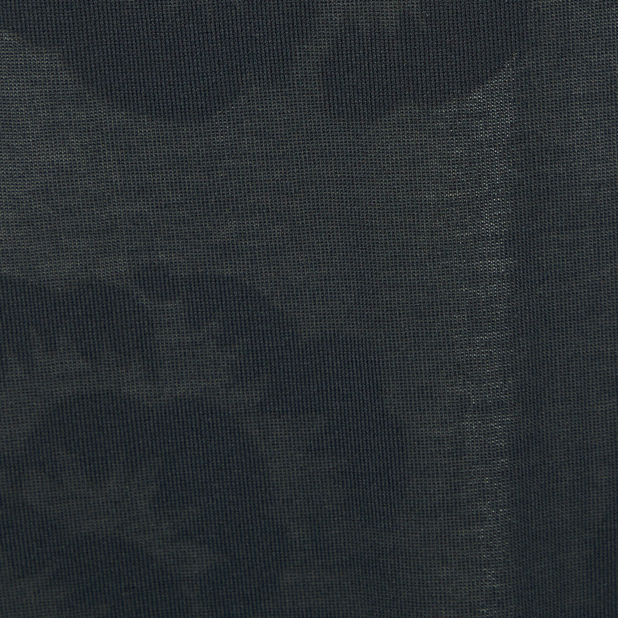 Roberto Cavalli Black Knit & Silk Lined Shrug L