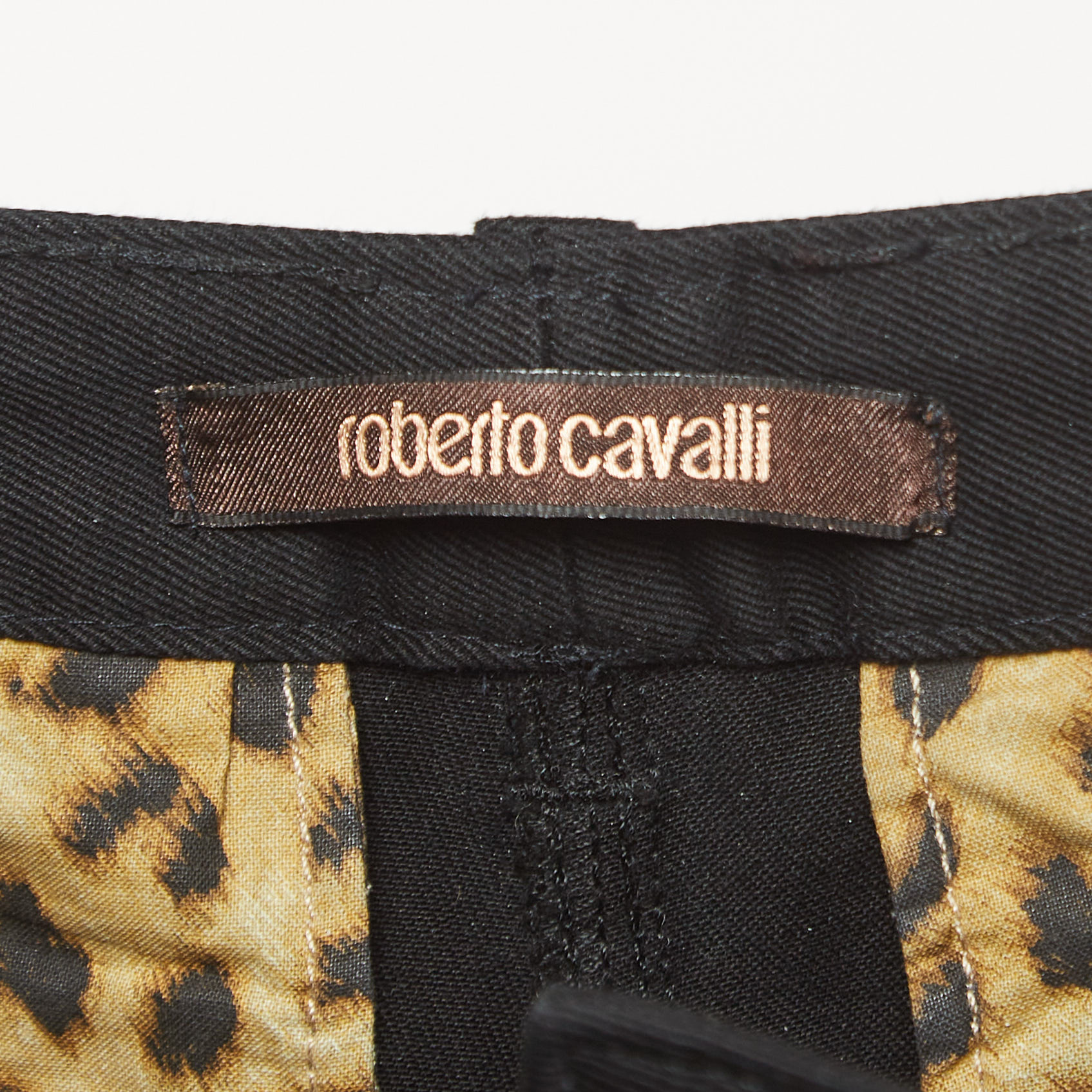 Roberto Cavalli Black Denim Flared Jeans M Waist 30