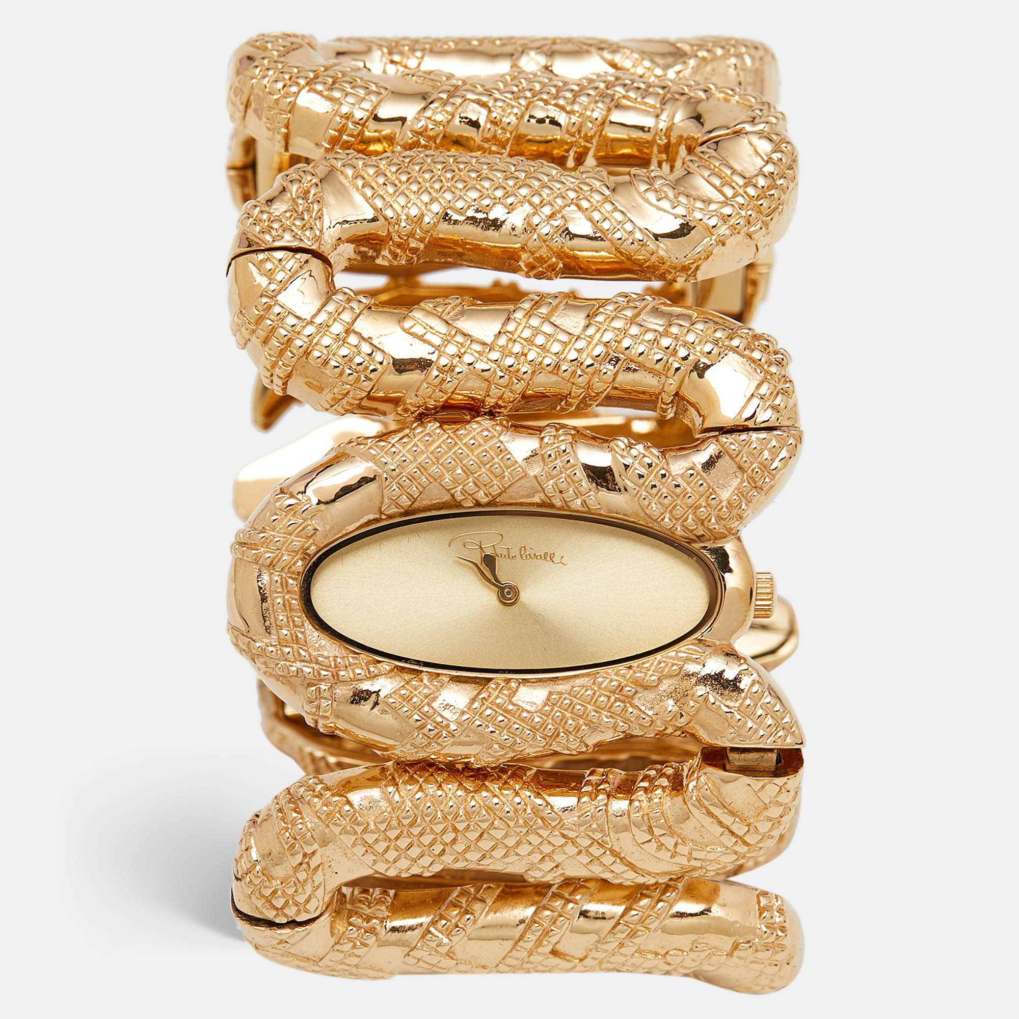 Roberto Cavalli Champagne Gold Tone Stainless Steel R7253195517 Cleopatra Women's Wristwatch
Roberto Cavalli Champagne Gold Tone Stainless Steel R7253195517 Cleopatra Women's Wristwatch