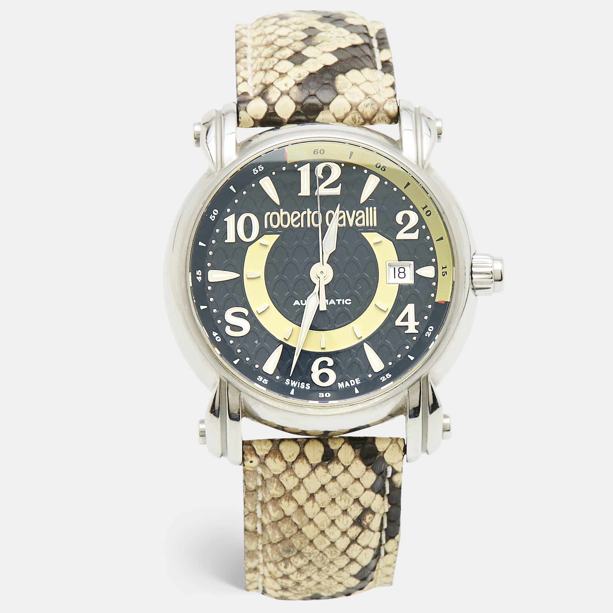 Roberto Cavalli Anniversary R7221172025 Dark Brown Stainless Steel Python Leather Unisex Wristwatch, Multicolor
Roberto Cavalli Anniversary R7221172025 Dark Brown Stainless Steel Python Leather Unisex Wristwatch, Multicolor