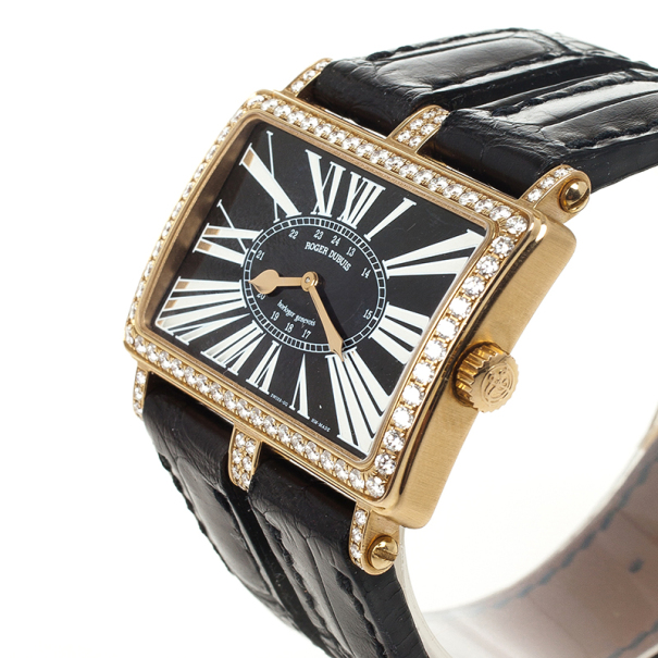 Roger Dubuis Too Much 18K Rose Gold Womens Wristwatch 36 MM