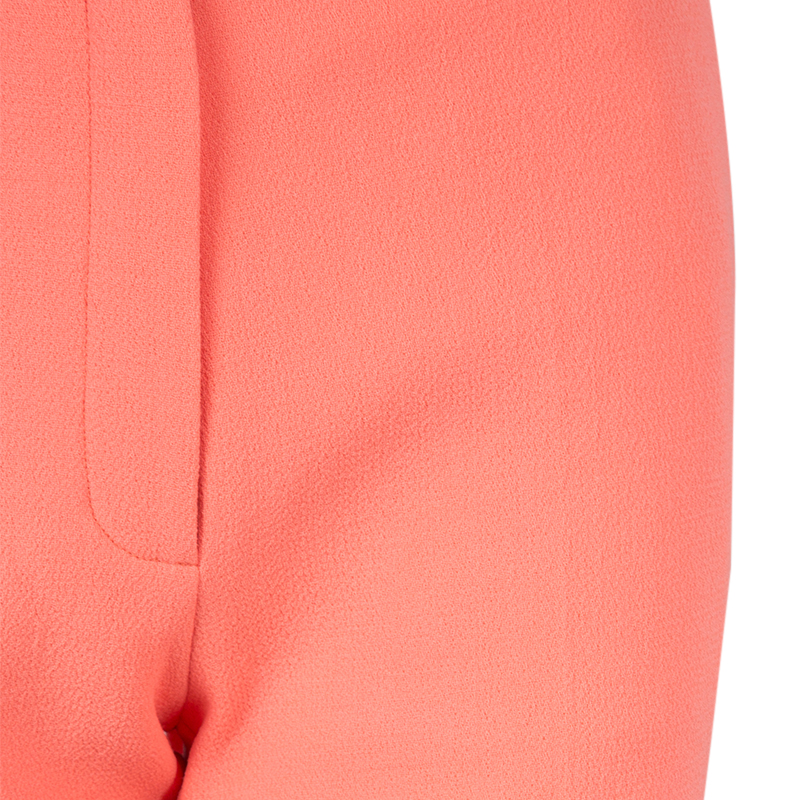 Roksanda Ilincic Neon Orange Wool Shorts S