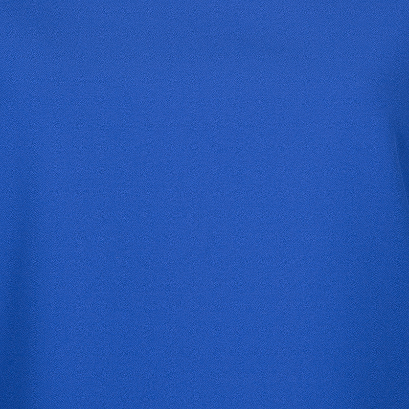 Roksanda Ilincic Blue Oversized Long Sleeve Crop Top M