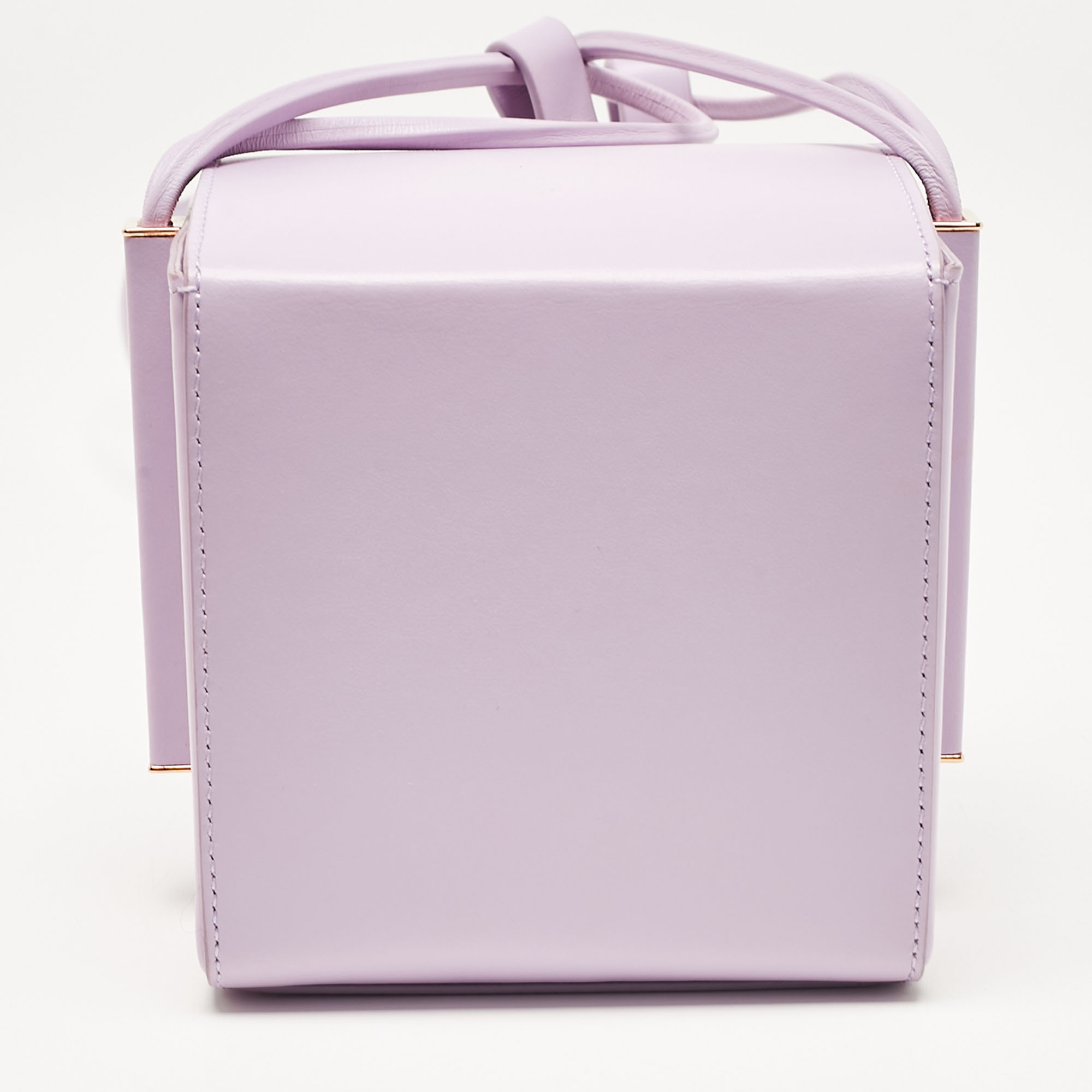 Roksanda Light Purple Leather Box Shoulder Bag