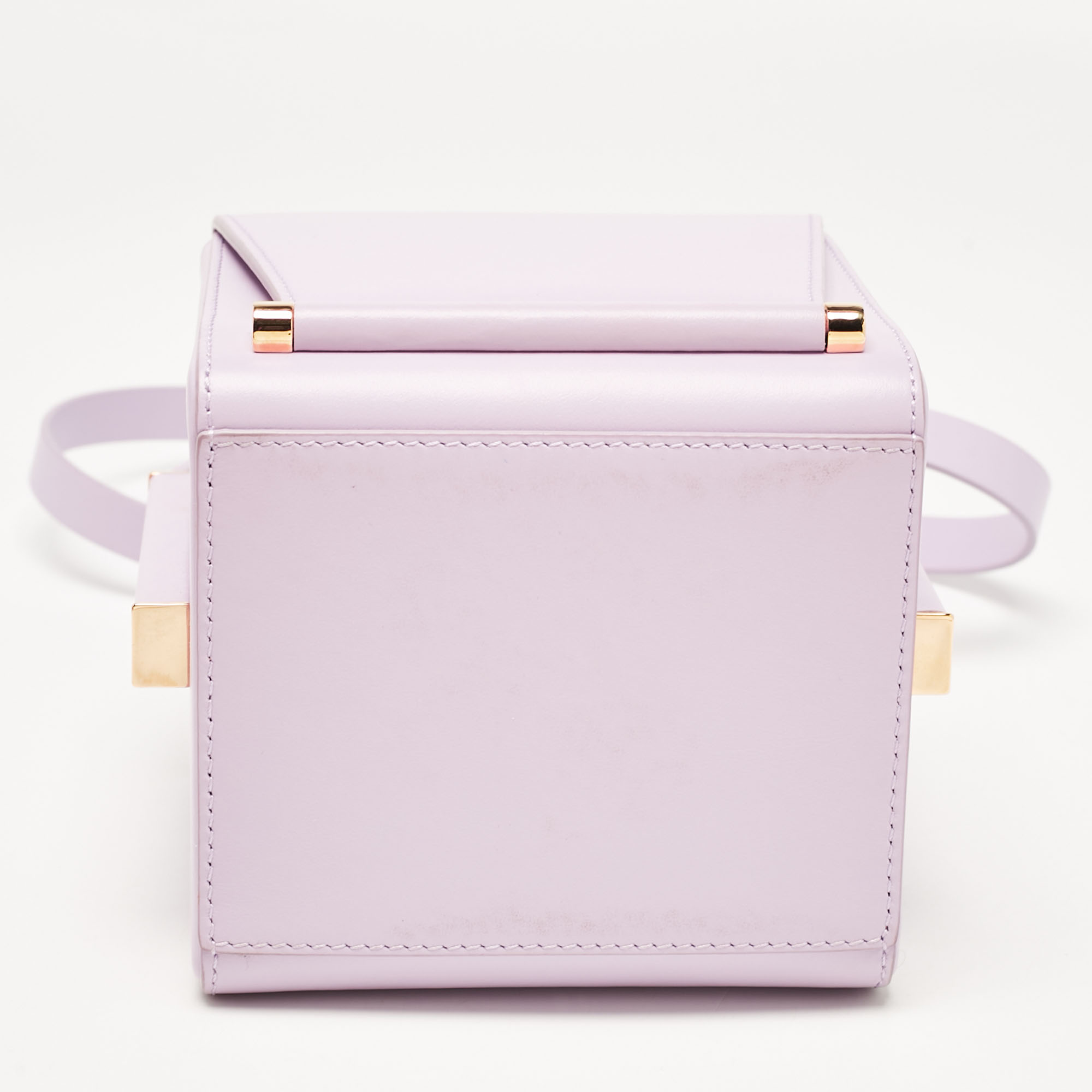 Roksanda Light Purple Leather Box Shoulder Bag