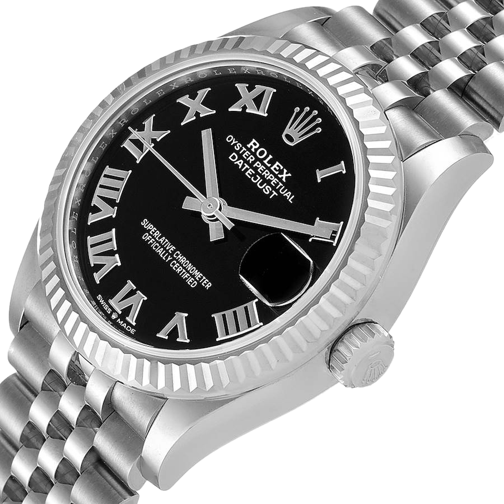 Rolex Black 18K White Gold And Stainless Steel Datejust 278274 Women's Wristwatch 31 MM
Rolex Black 18K White Gold And Stainless Steel Datejust 278274 Women's Wristwatch 31 MM