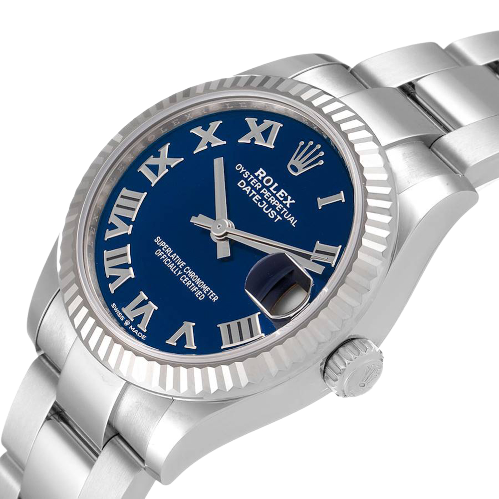 Rolex Blue 18K White Gold Stainless Steel Datejust 278274 Women's Wristwatch
Rolex Blue 18K White Gold Stainless Steel Datejust 278274 Women's Wristwatch